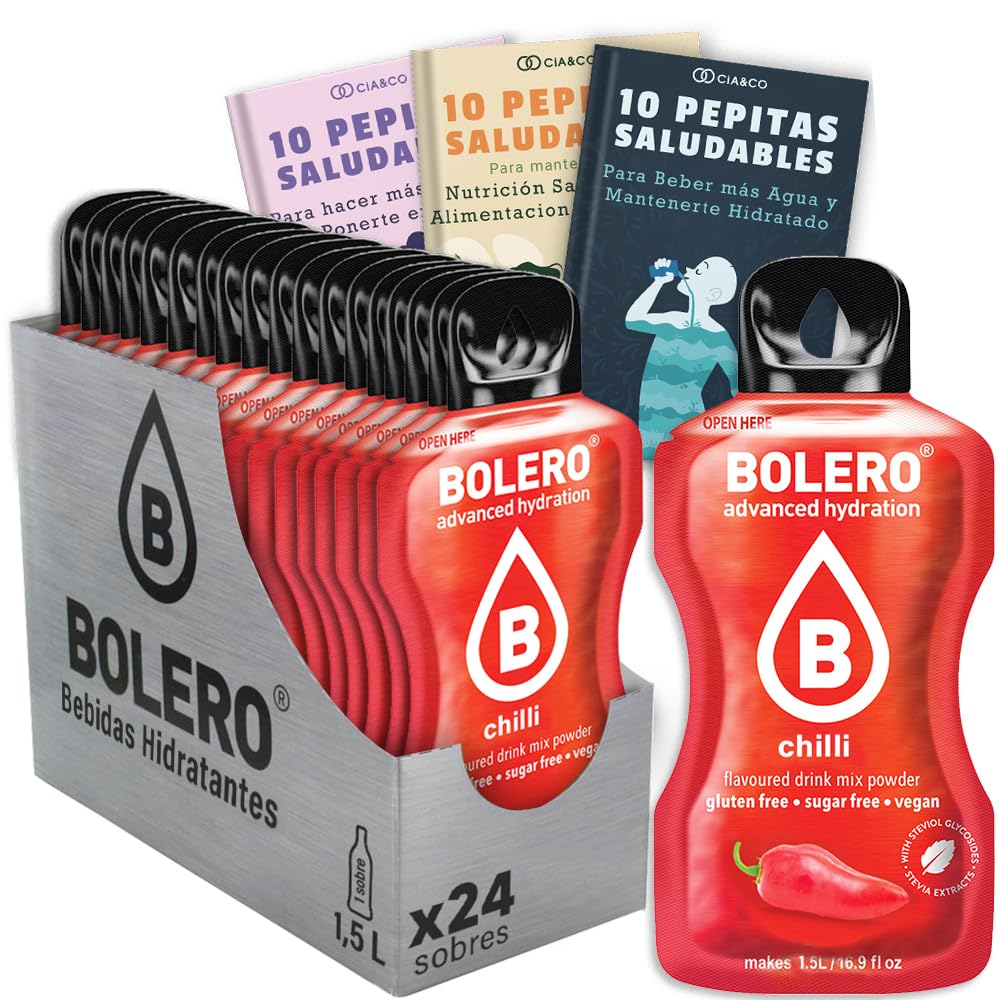24 x Bebida Bolero COLA Hidratante Sin Azucar (24x9 grs) + 30 Pepitas Saludables para una vida más sana by Cia&Co — view 22
