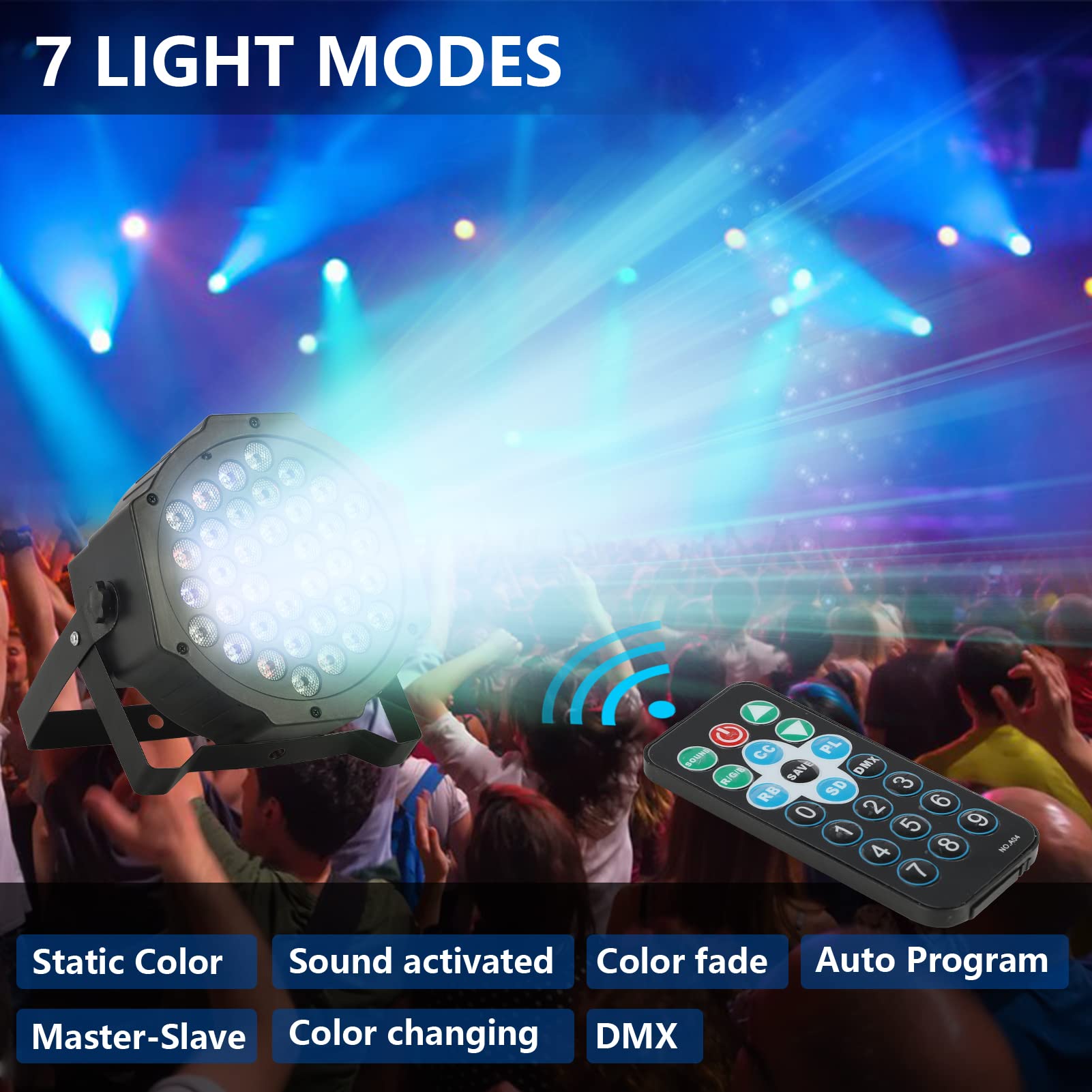 LEDパーライト RGBW 36個 LED 結婚式の照明のための36*1W RGBLEDステージパーライト/36 Led