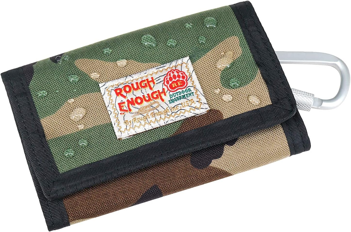 Rough Enough Kids Wallets for Boys Military Camo Trifold Wallet with Coin Pocket Keychain Teen : Clothing, Shoes & Jewelry