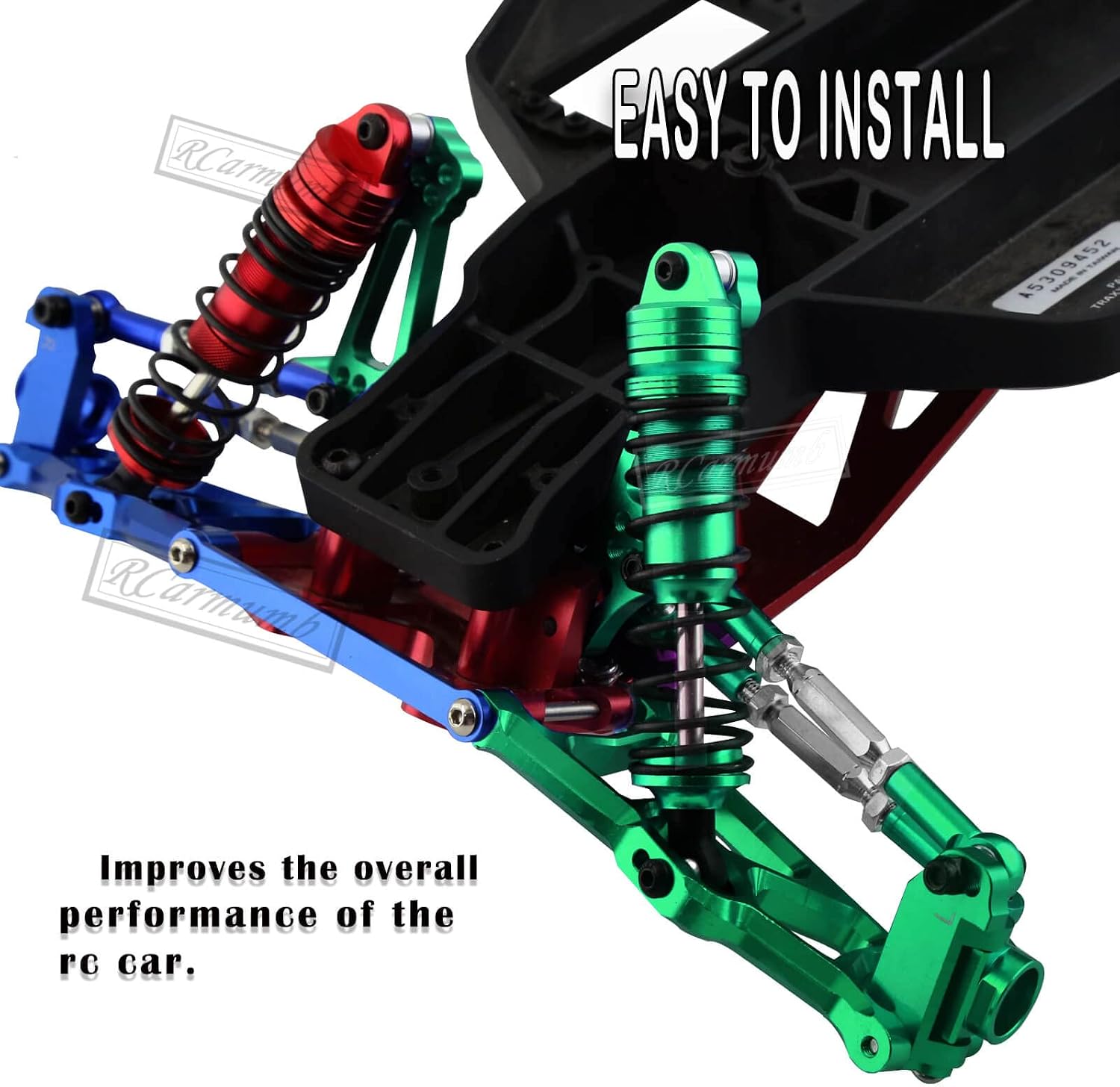INTEGY RC CNC Machined T3 Rear Lower Arms For 1/10 Traxxas Rustler & Stampede 2WD - View #6
