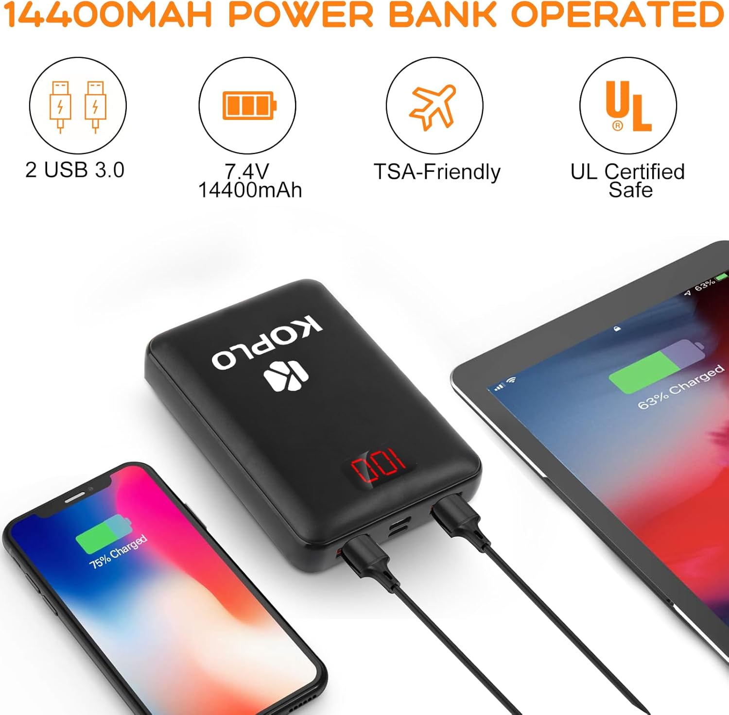 KOPLO Battery in Jean Pocket