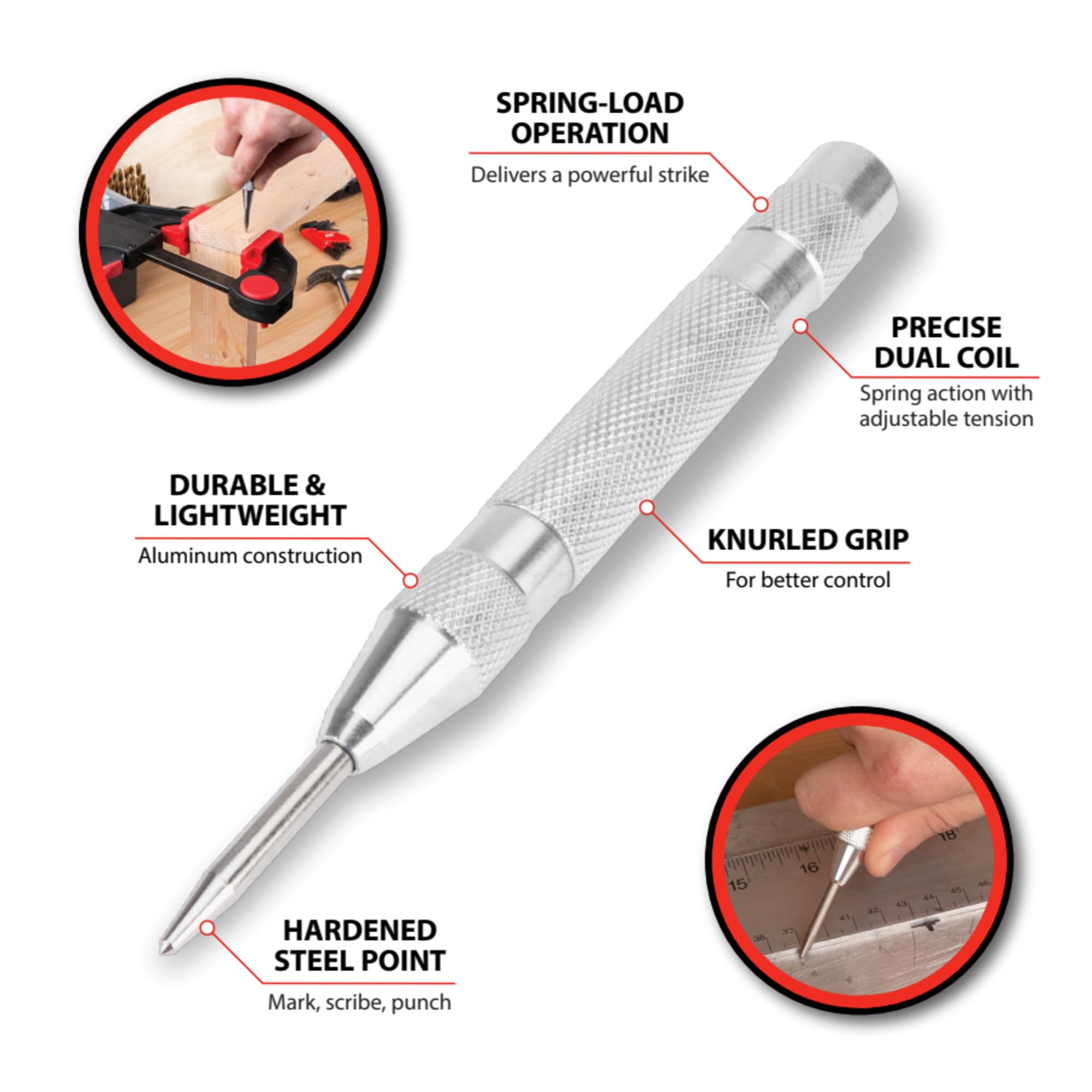 1/4 Inch Center Punch, Mfr: 66081-A