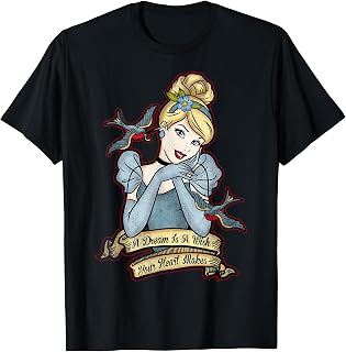 Disney Cinderella A Dream Is A Wish Your Heart Makes T-Shirt
