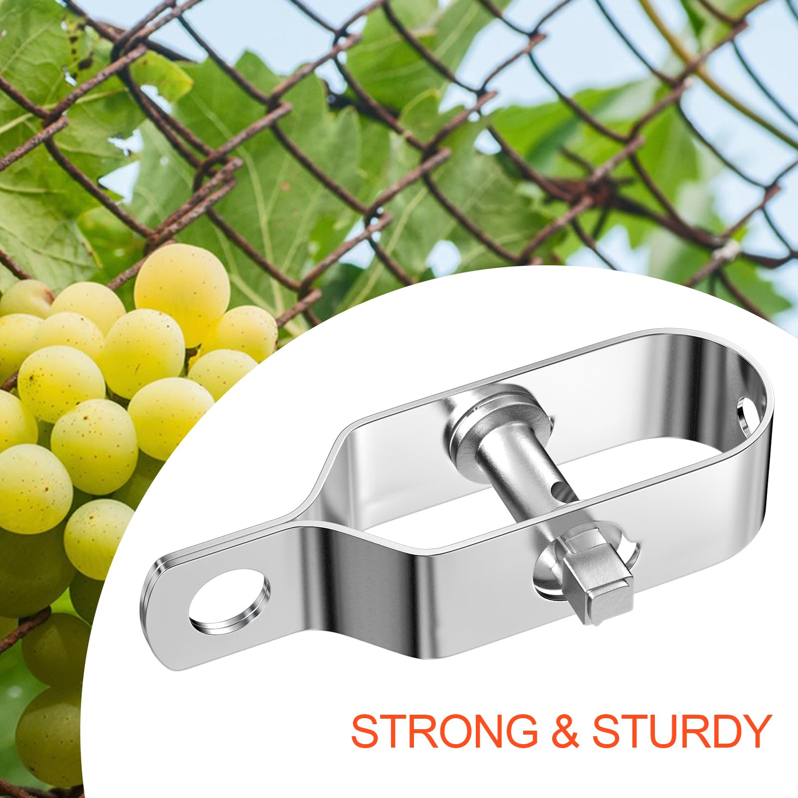 6 Pezzi Tiranti Per Filo In Acciaio Inox - Tendifilo Regolabile Per Recinzioni E Stendibiancheria - Foto 2