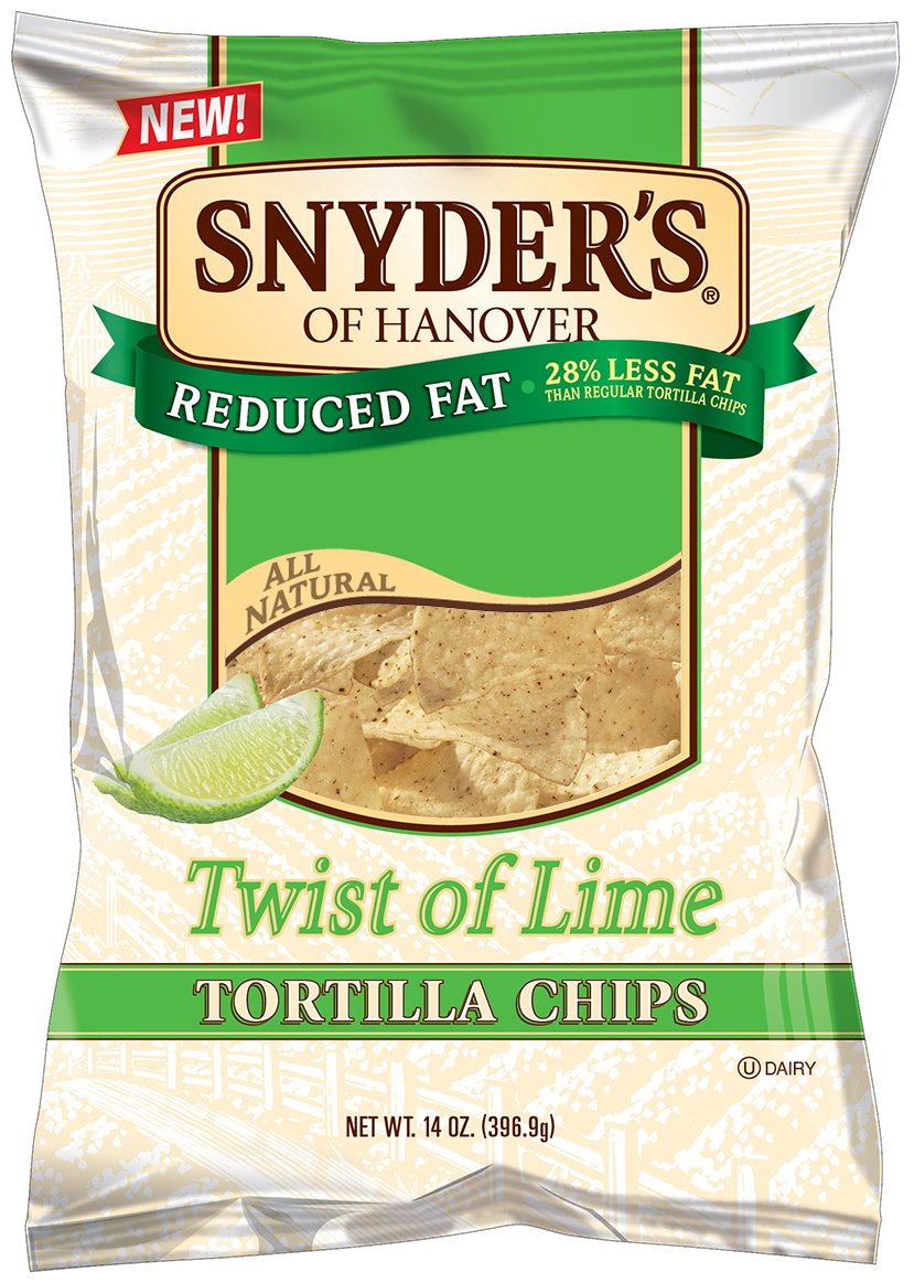 Snyder's of Hanover Reduced Fat Corn Tortilla Chip, Touch