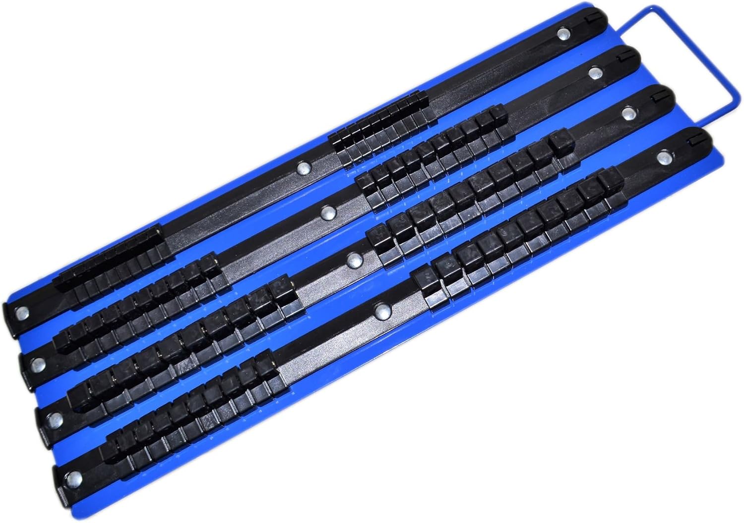 Socket Holder Tray Rack Rail Storage 1/4" 3/8" and 1/2" Drive 80pc