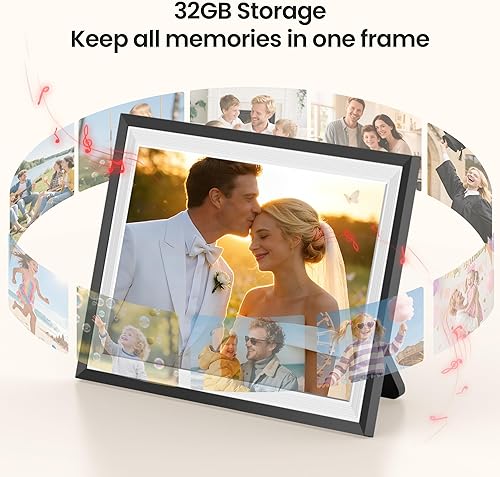 Vista 6 de BIGASUO Marco de fotos digital