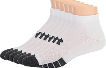 Under Armour Adult Performance Tech Low Cut Socks 3 and 6 Pack