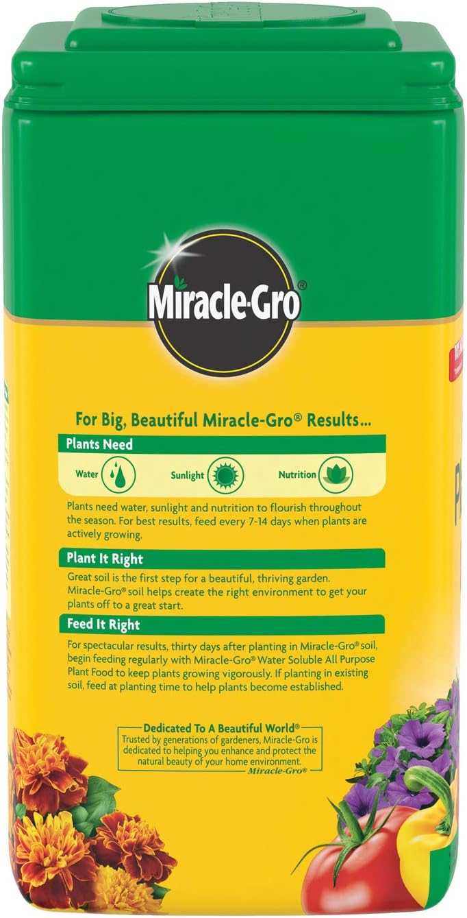 Miracle-Gro Water Soluble All Purpose Plant Food - Fertilizer For All Indoor or Outdoor Plants including Roses, Flowers, Vegetables, Houseplants, Trees, and Shrubs, 5.5 lbs.