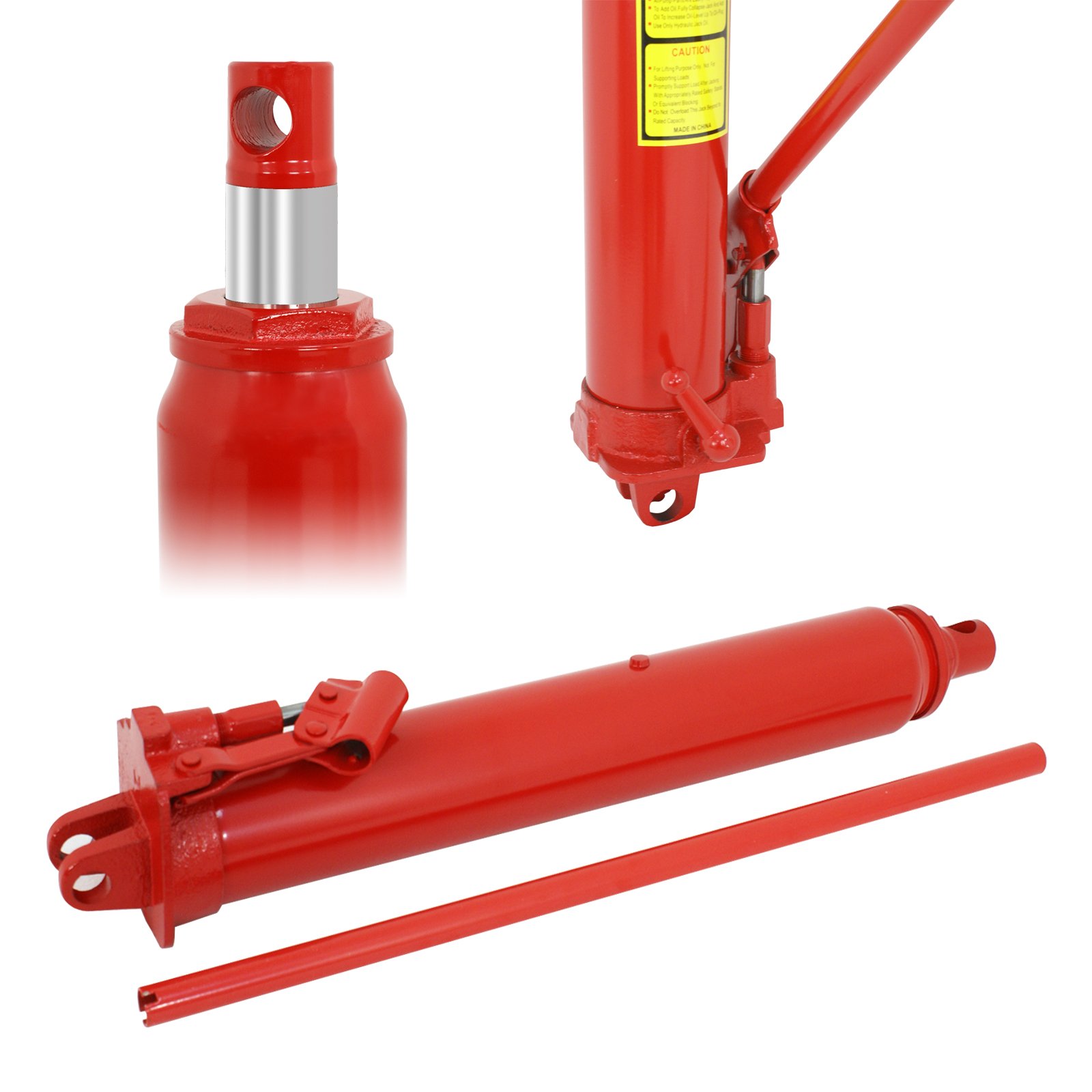 ZENY 12 Ton Hydraulic Ram for Shop Crane, Engine Hoist, Cherry Picker