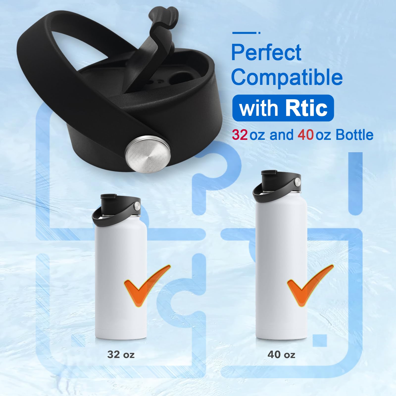 Amazon.com : For Rtic and Hydro Flask compatible replacement caps