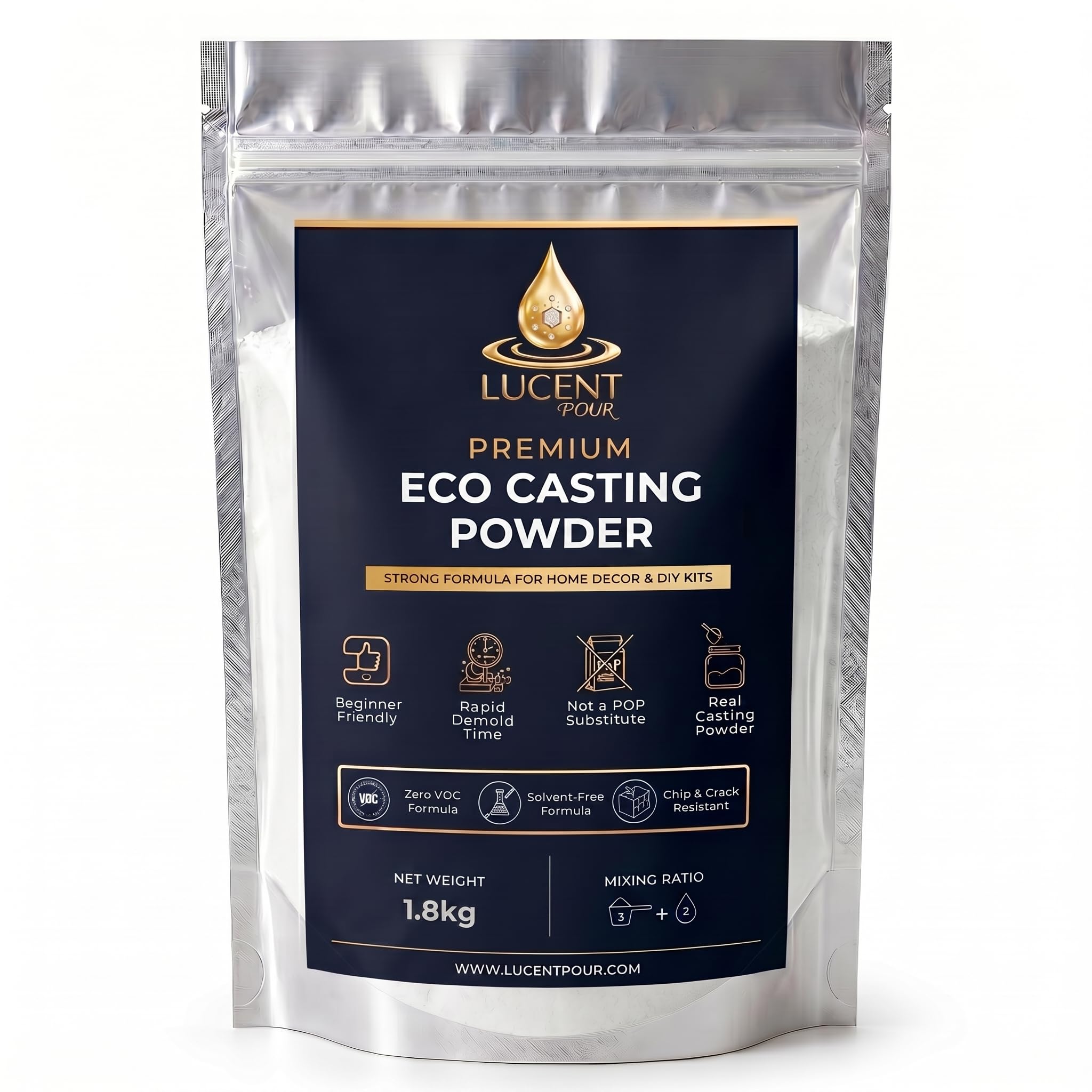 Premium Eco-Resin Casting Powder - Smooth Finish -13