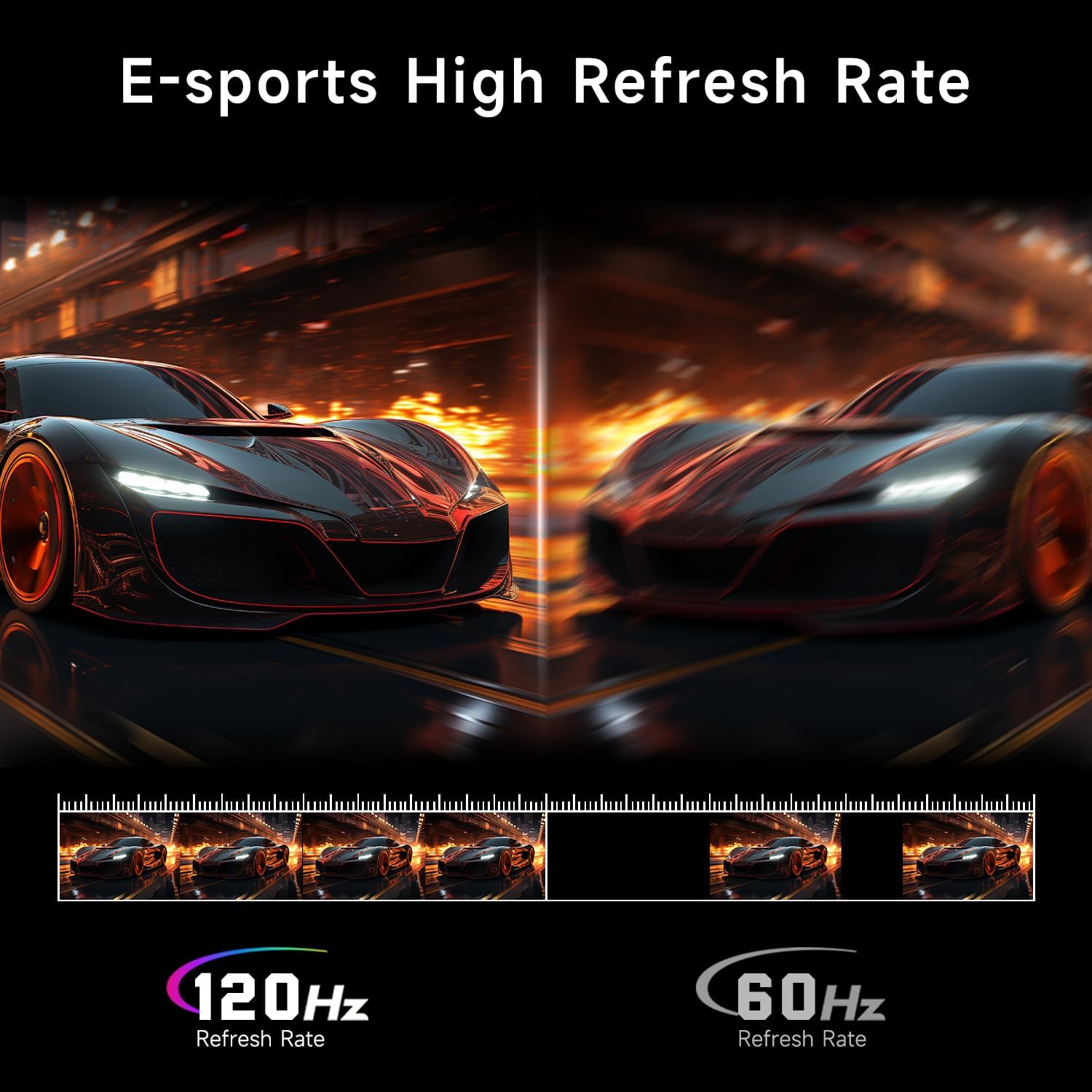 ArcticPro 22 inch 120Hz Monitor, Full HD (1920 x 1080p) Computer Monitor, 99% sRGB, 4000:1 Contrast, 3-Sided Frameless, Ultra Slim, VESA, LowBlue Mode, Tilt Adjust, HDMI *1, VGA*1 22 inch 22" 120Hz FHD