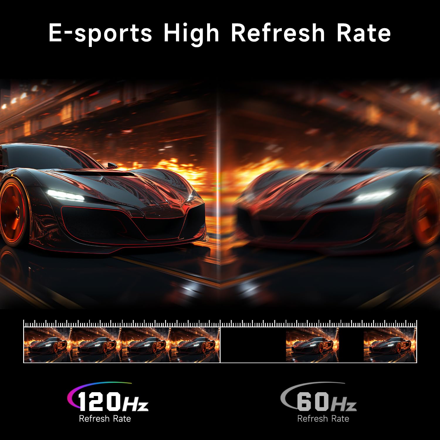 ArcticPro 22 inch 144Hz 100Hz Monitor, Full HD (1920 x 1080p) Computer Monitor, 105% sRGB, 3000:1 Contrast, 3-Sided Frameless, Ultra Slim, VESA, LowBlue Mode, Tilt Adjust, HDMI *1, VGA*1: 22 inch 22" 120Hz FHD
