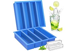 Easy-Release Silicone Ice Cube Trays for Your Favorite Drinks