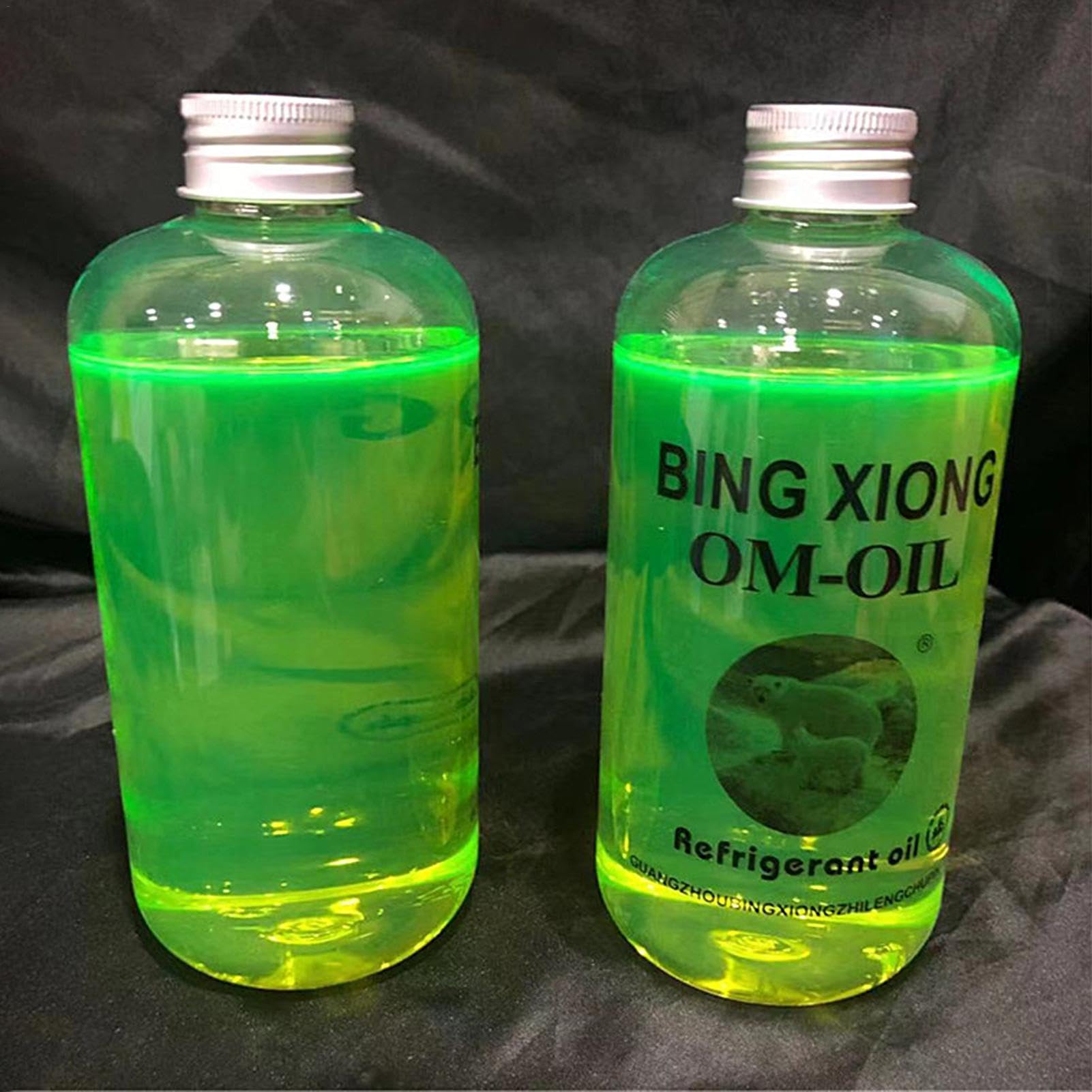 Olio refrigerante | Liquido anticaduta ad alte prestazioni | Olio refrigerante universale per condizionatori d'aria | Climatizzatore ecologico senza perdite | 500 ml olio refrigerante per auto |