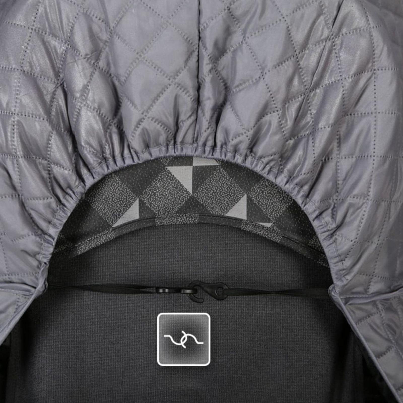 Harilla Copertura Completa per Passeggino, grigio, Taglia unica