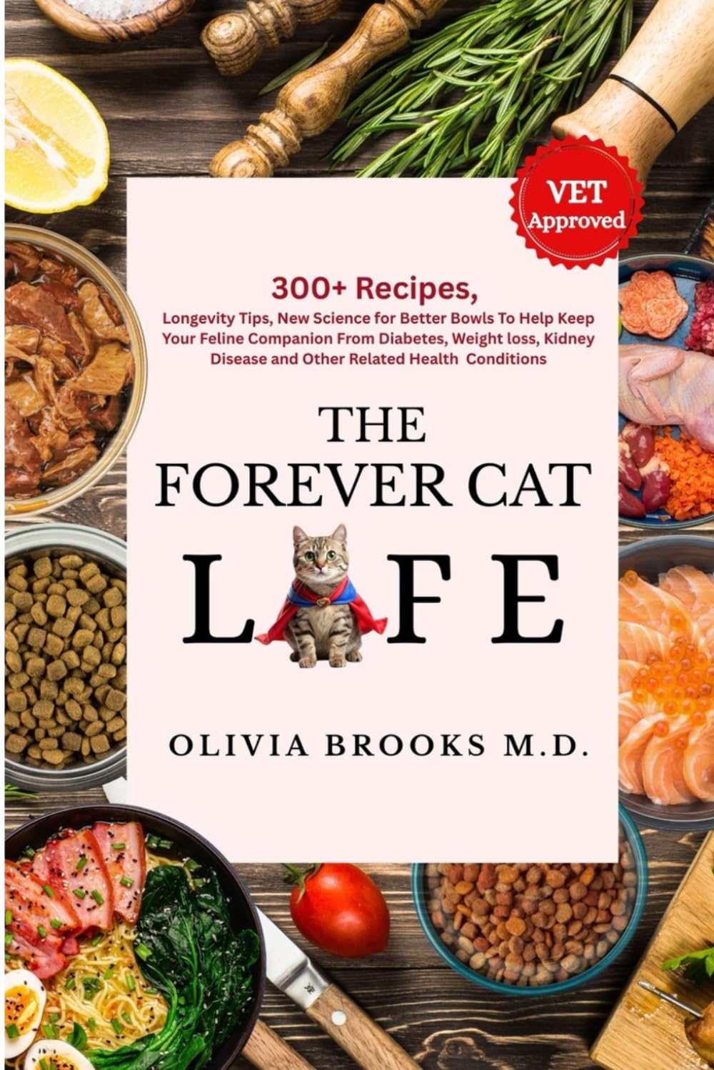 THE FOREVER CAT LIFE: 300+ Recipes, Longevity Tips, New Science for Better Bowls To Help Keep Your Feline Companion From Diabetes, Weight Loss, Kidney Diseases and Other Related Health Conditions