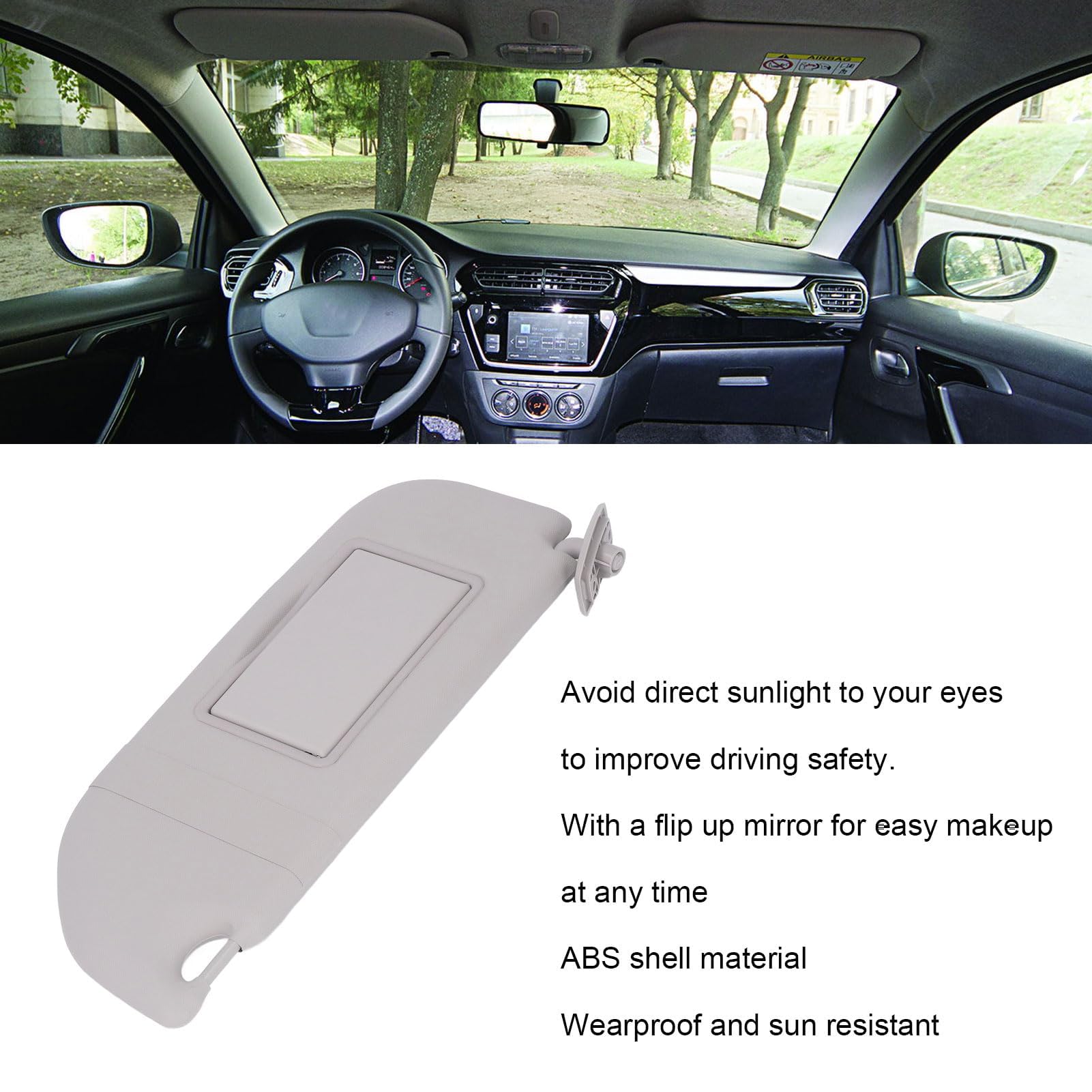 Lado del Conductor Izquierdo Sun Visor Genuine No. 98038433ds Kit Anti resplandeciente Kit Directo para Modelos C3
