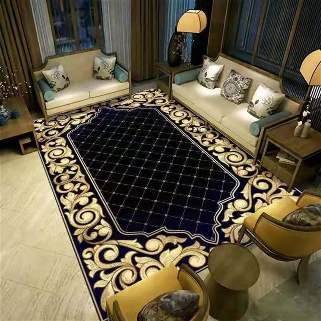 Tapis chambre bébé garçon noir antisalissure et résistant à l'usure