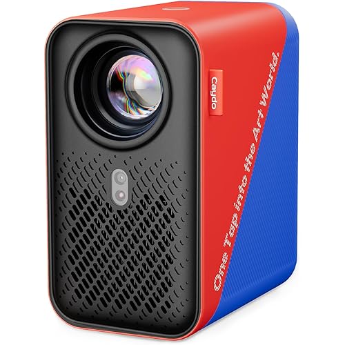 Caydo P1 Art Projector with Exclusive Drawing App for Artists, Portable Auto Focus & Keystone LED Projector for Drawing and Tracing, 4K Support, 100’’ Display, Compatible with iOS/Android, Upgraded