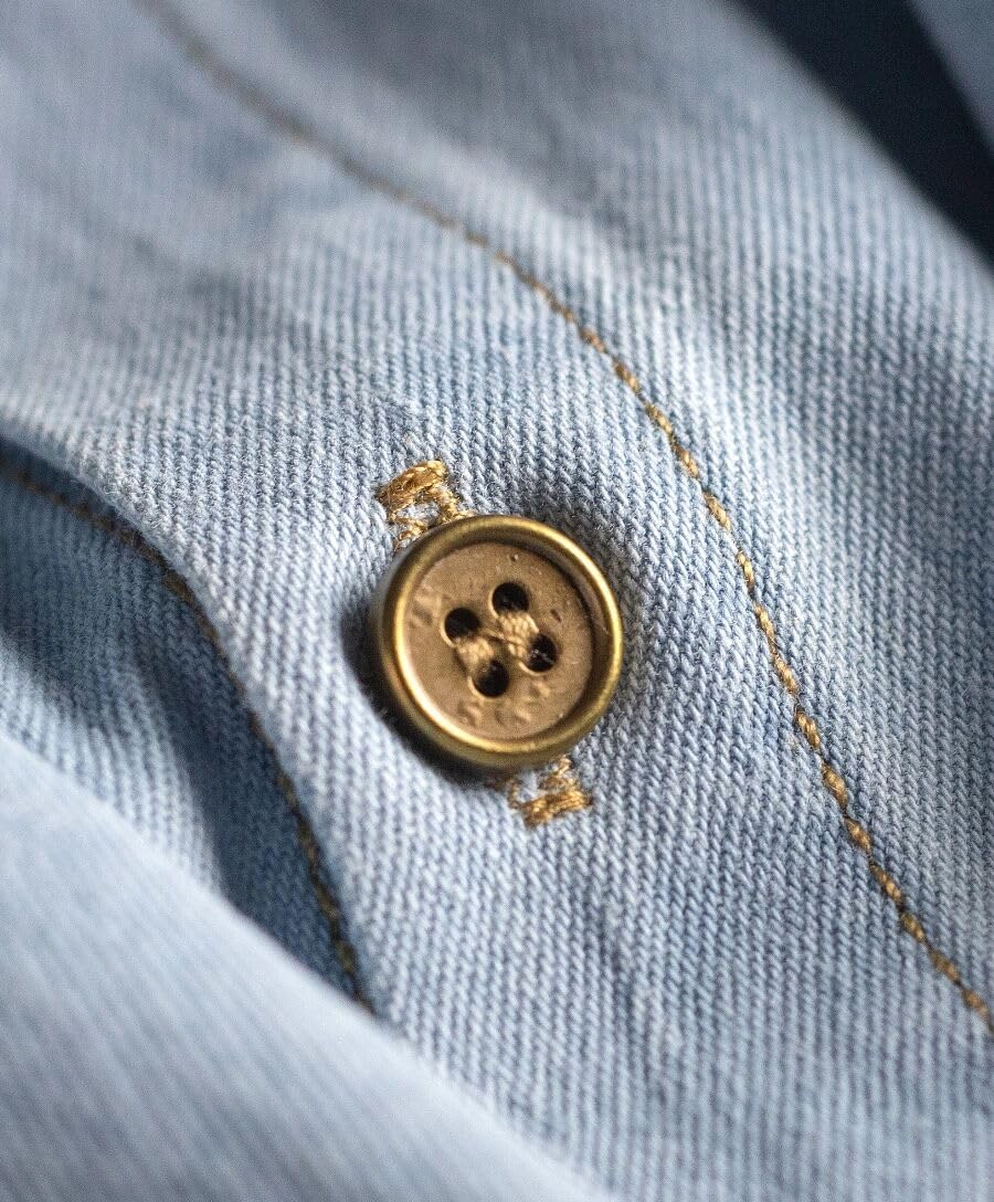 Denim Fake Collar Detachable Dickey Collar Half Shirts Blouse False Collar Top for Women Girls Medium - Image 4