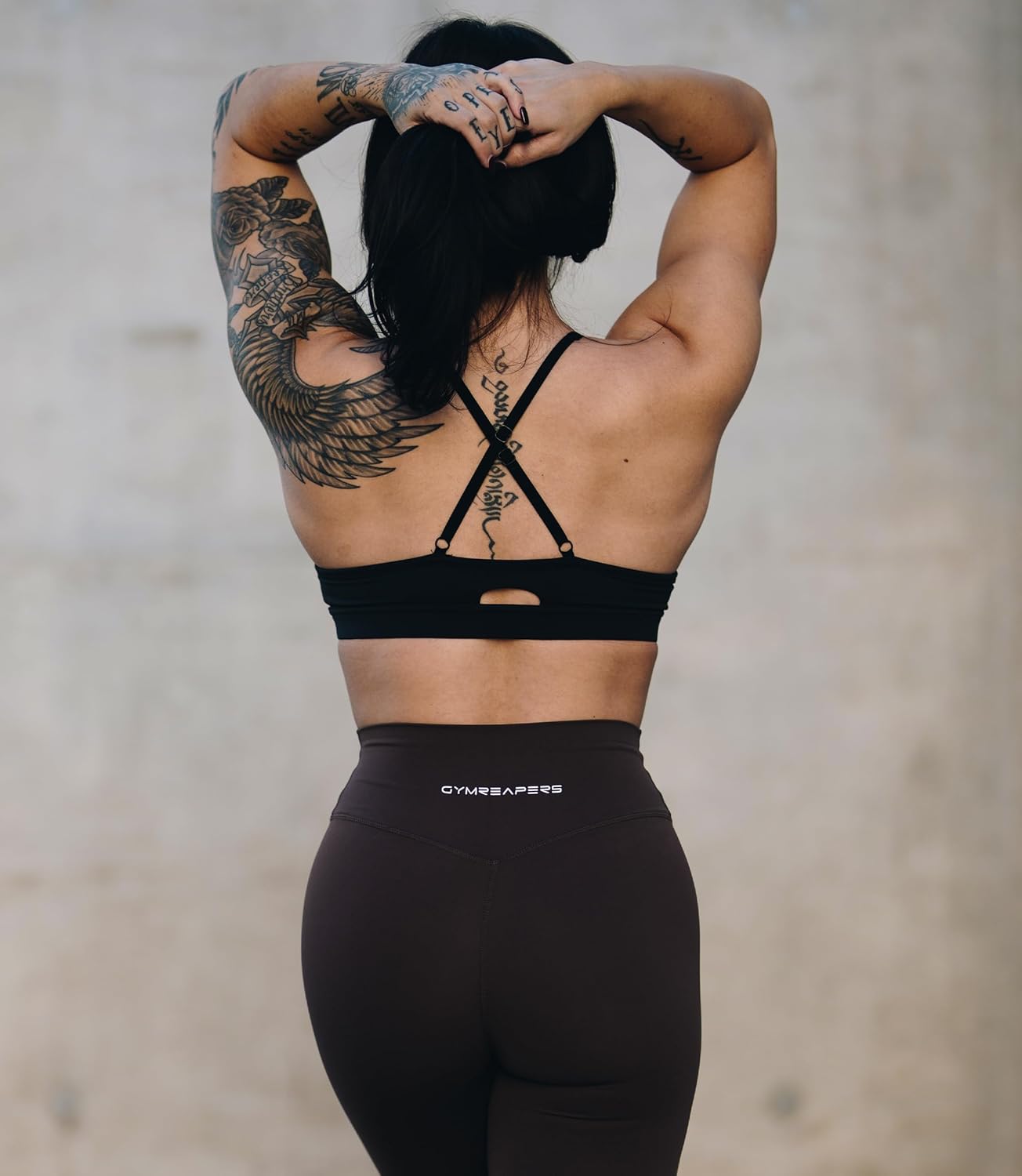 Gymreapers High Waisted Flare Leggings for Women Stretchy Workout Bootcut Gym Leggings - Tummy Control Wide Leg Yoga Pants - Image 8