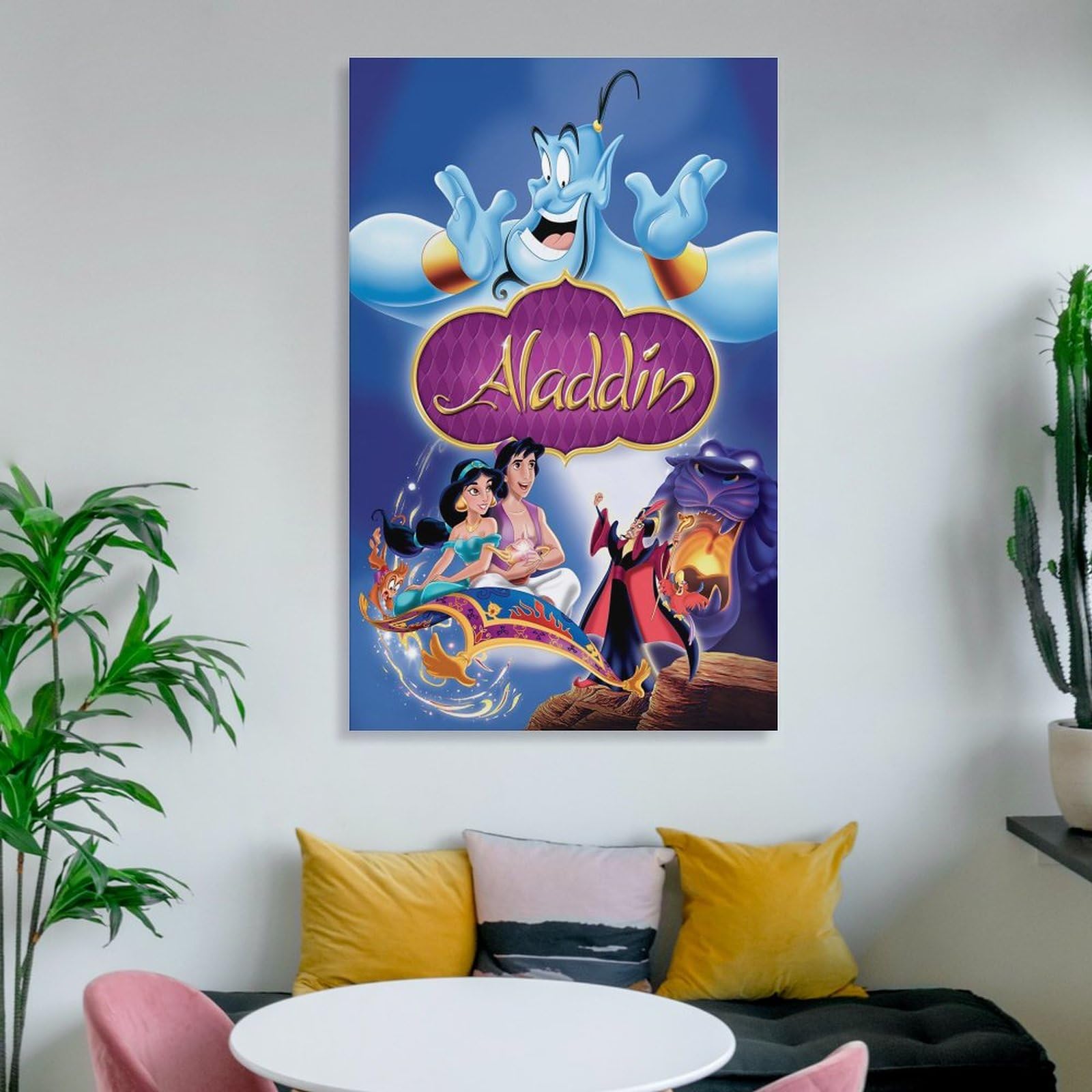 ★訳有★ アラジン 35mmフィルム+ミニポスターマット加工額装 ALADDIN ☆訳有☆ アラジン 35mmフィルム+ミニポスターマット加工額装
