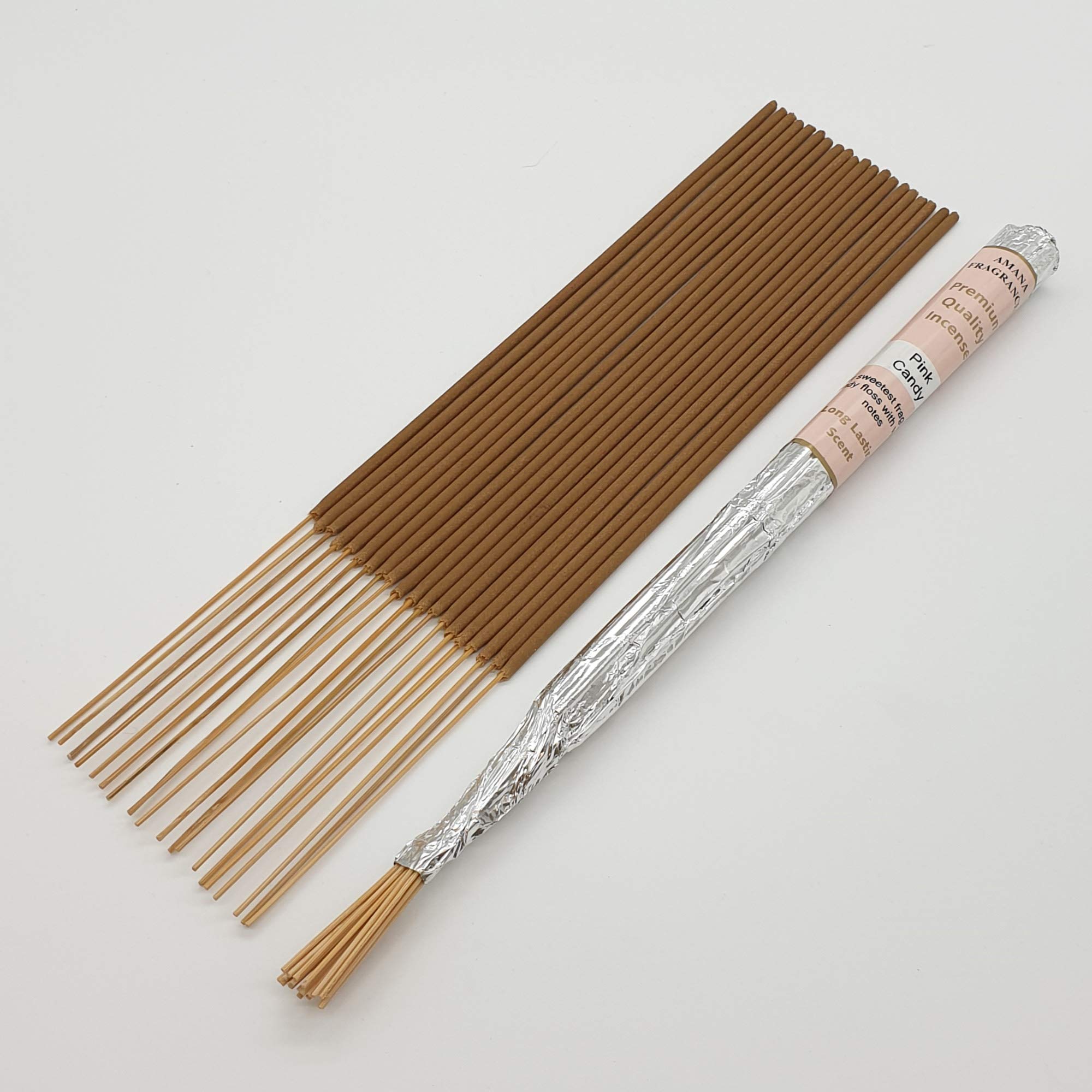 Long Burning Incense Sticks from Amana Fragrances - all scents in one listing (Pink candy) — image 1