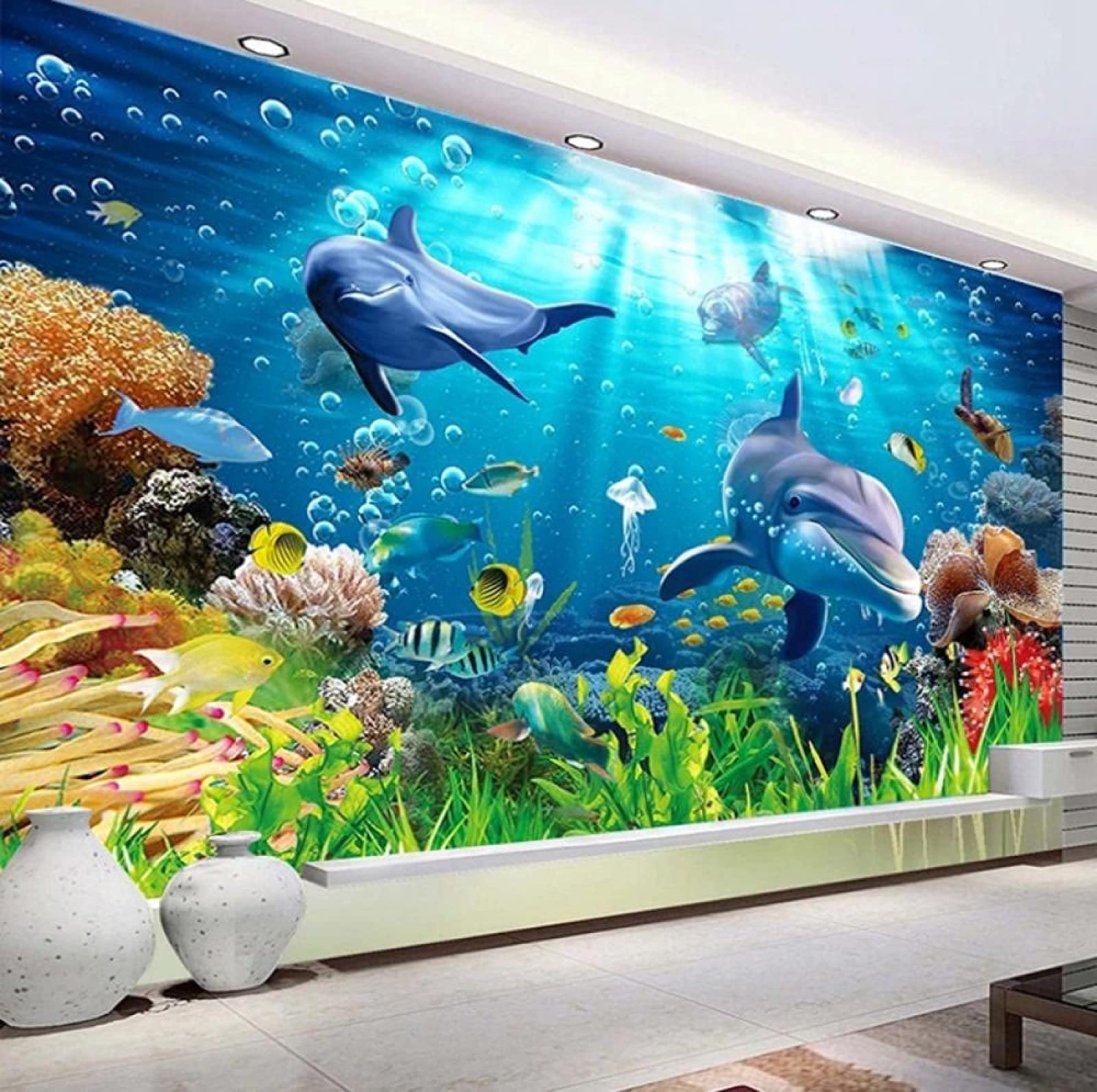 無垢の手造り木工アート　壁掛け水族館 無垢の手造り木工アート 壁掛け水族館