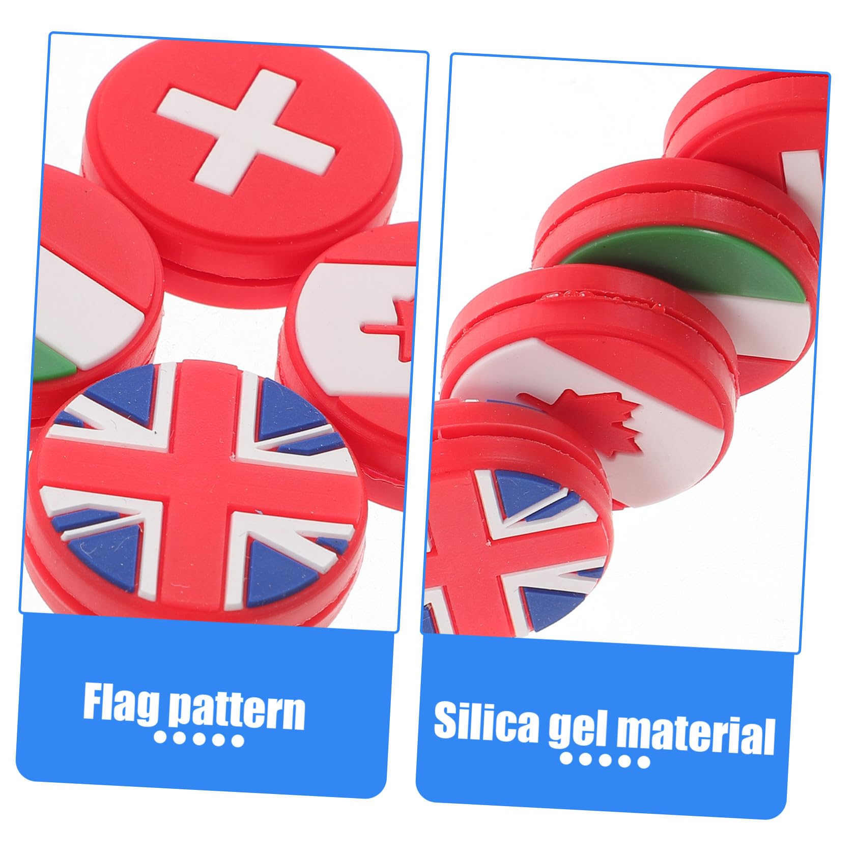 BESPORTBLE Amortiguador De Raqueta De Tenis Sobregrip Cinta De Agarre para Raqueta De Tenis De Tenis Tenis Tennis Patrón Amortiguador De Tenis para Raqueta