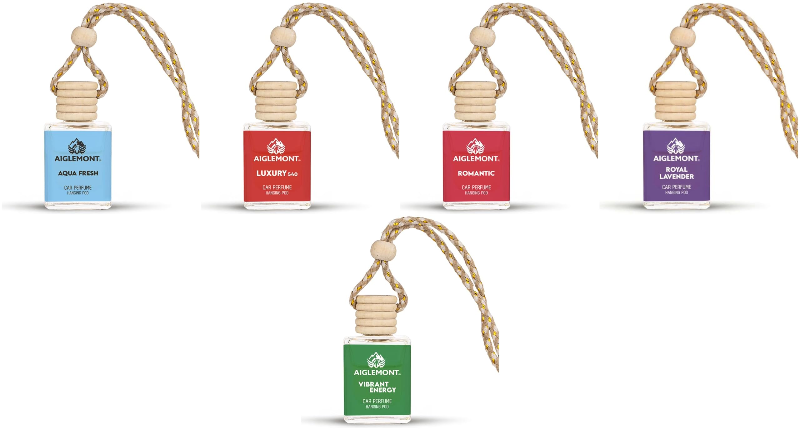 Car Perfumes combos | Aqua Fresh+ Luxury 540 + Romantic+ Royal Lavender+ Vibrant Energy| Combo of 5 | 10 ml Each-image-28