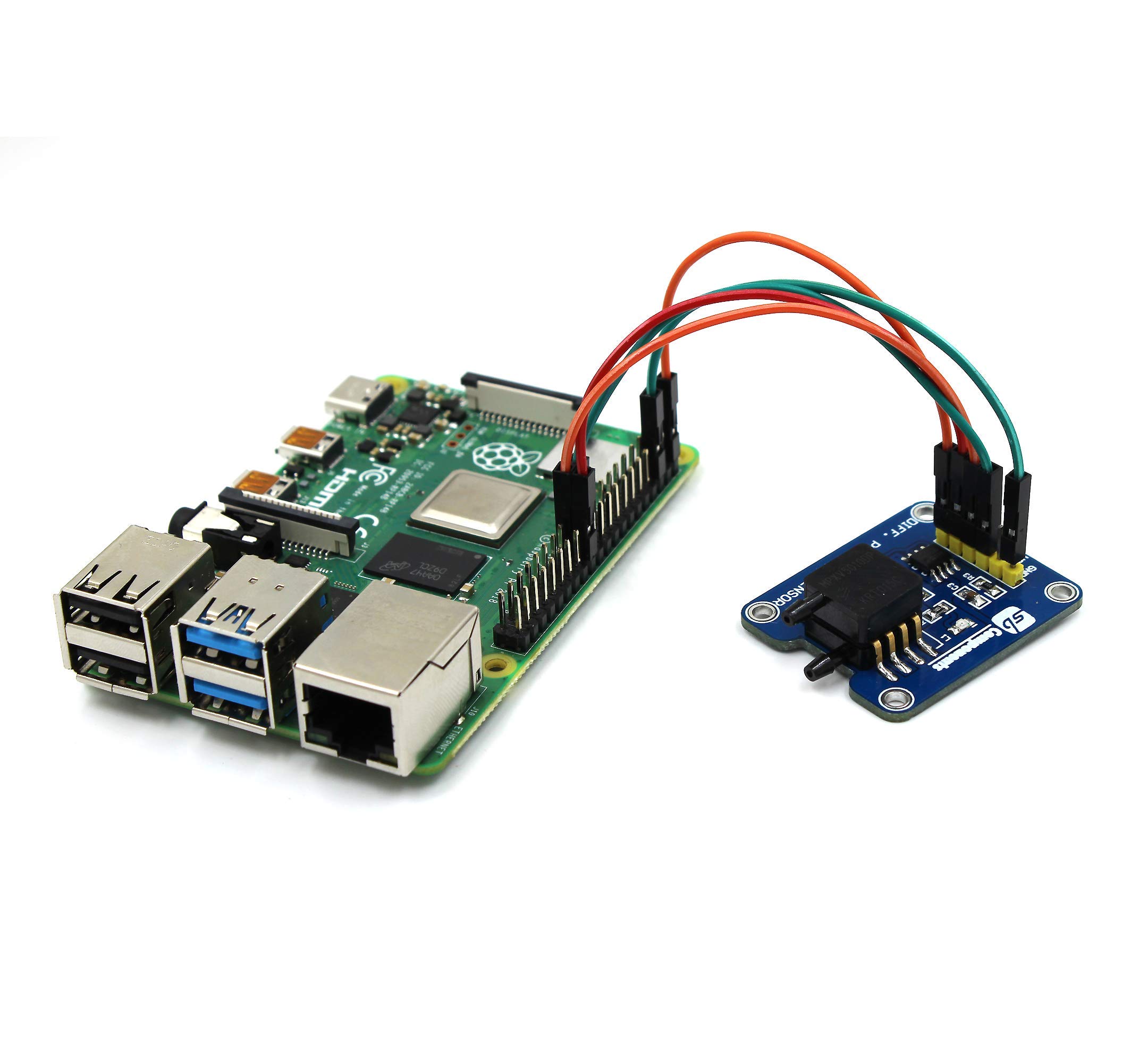 sb components Wyłącznik czujnika ciśnienia dla Raspberry Pi i Arduino wyłącznik ciśnienia różnicowego MPXV5010DP czujnik SPI interfejs powietrza (wyłącznik czujnika ciśnienia)