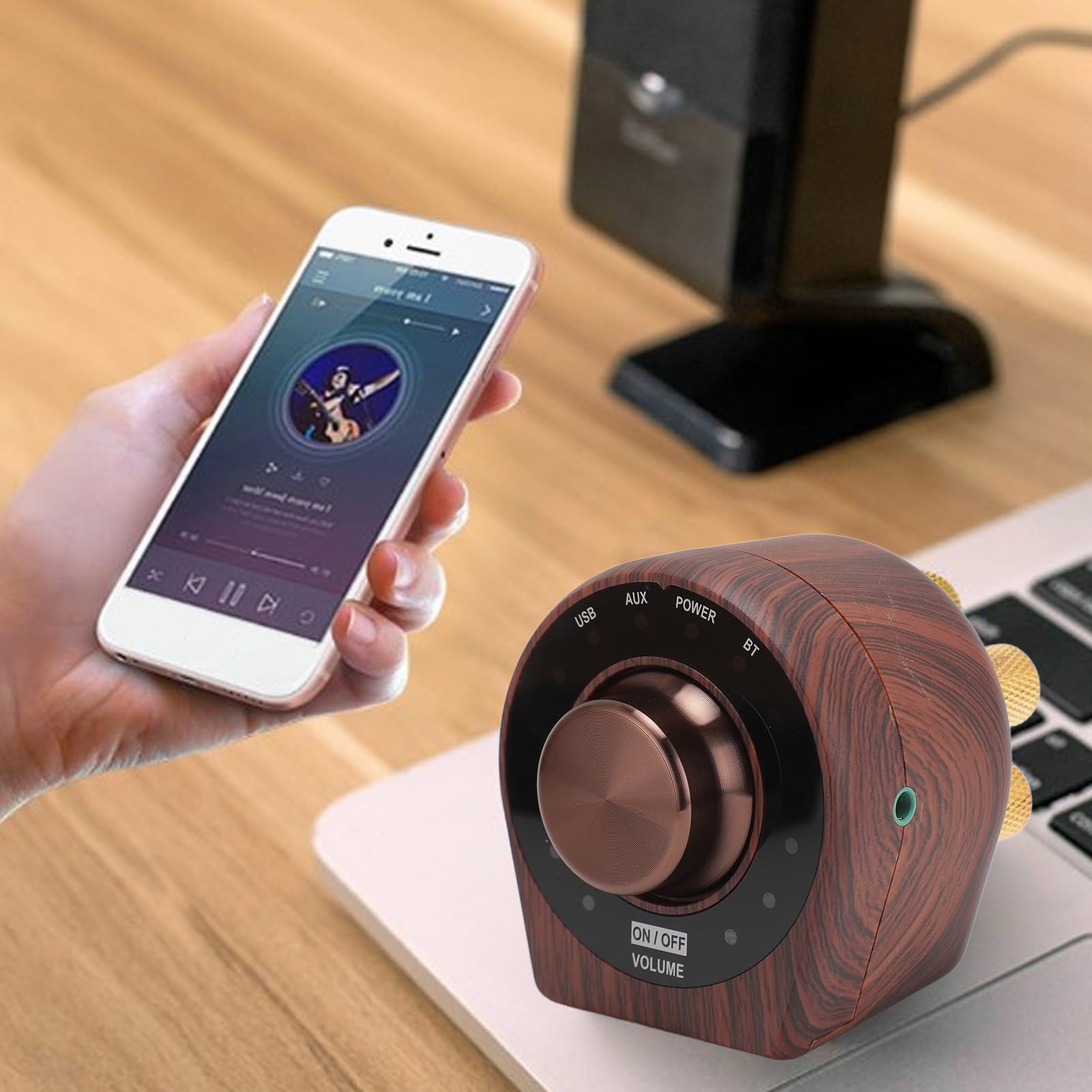Bluetooth 5.0 Small Amplifier, 100W X 2 Compact Design