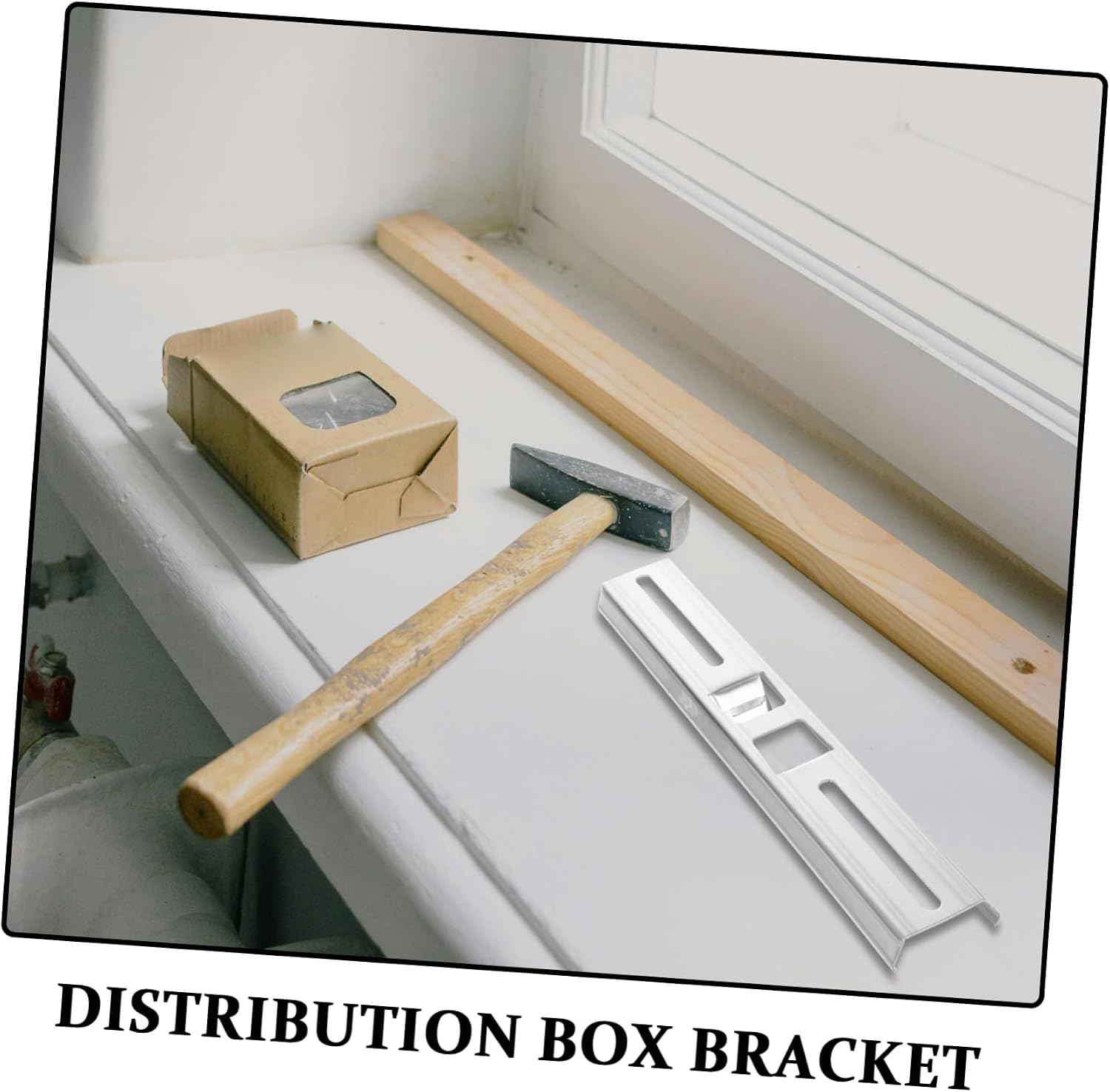 Stainless Steel Pole Mount Bracket for Outdoor Electrical Enclosure Durable Junction Box Holder Clamp for Monitoring and Electrical Projects