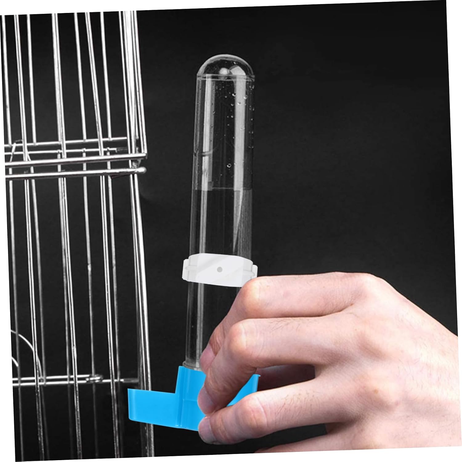 BESPORTBLE 5pcs Bird Automatic Drinking Fountain Parrot Water Feeding Dispenser for Birds Splash Design Easy to Install for Cages and Accessories
