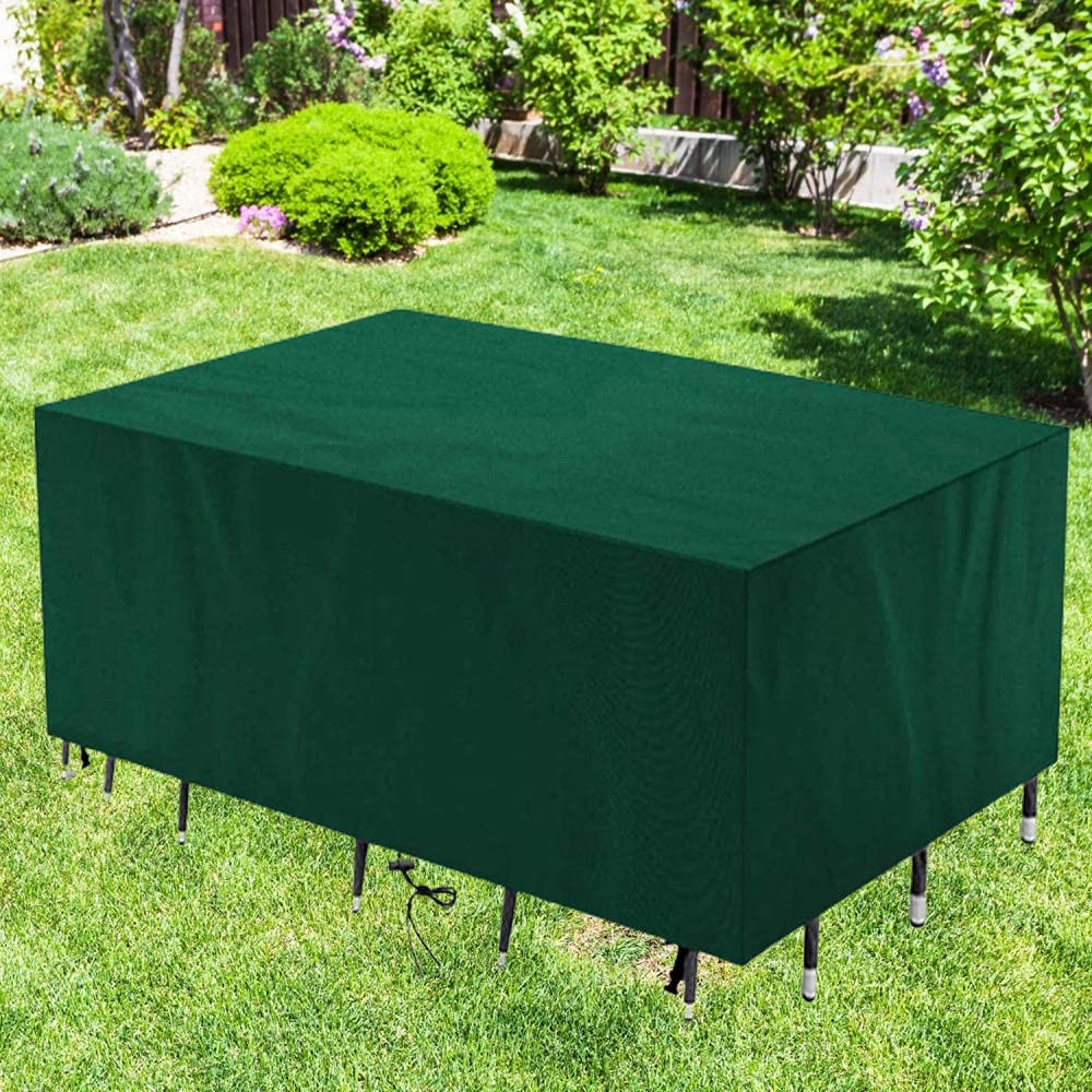 Copertura per Mobili da Giardino,420D Oxford Telo Impermeabile Anti-UV Antivento, per mobili da giardino, sedie, tavoli