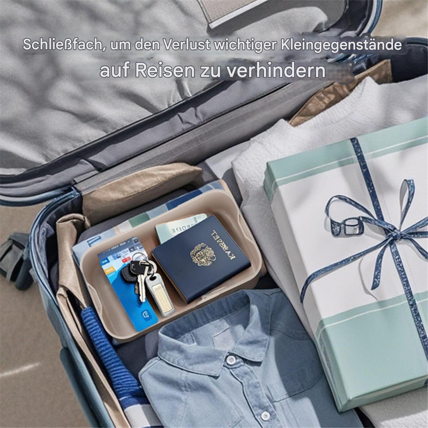 Abschließbare Aufbewahrungsbox | Aufbewahrungskasten Für Private Gegenstände Mit Kombinationsschloss | Tragbarer Aufbewahrungsbehälter Für Lebensmittel Medikamente Snacks Reise Camping Auto Boot Outdo