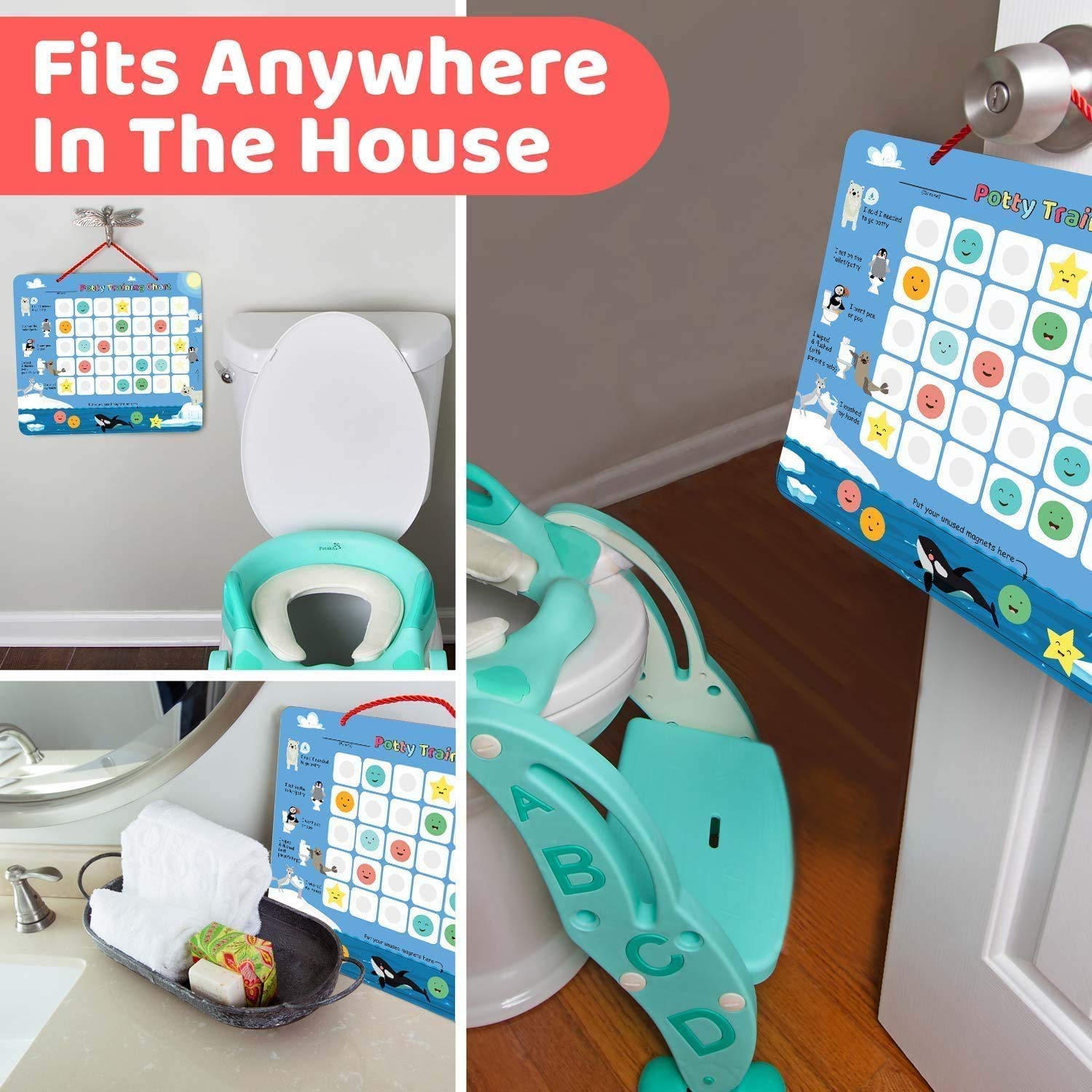 Buy Putska Arctic Potty Training Chart for Toddlers Boys & Girls