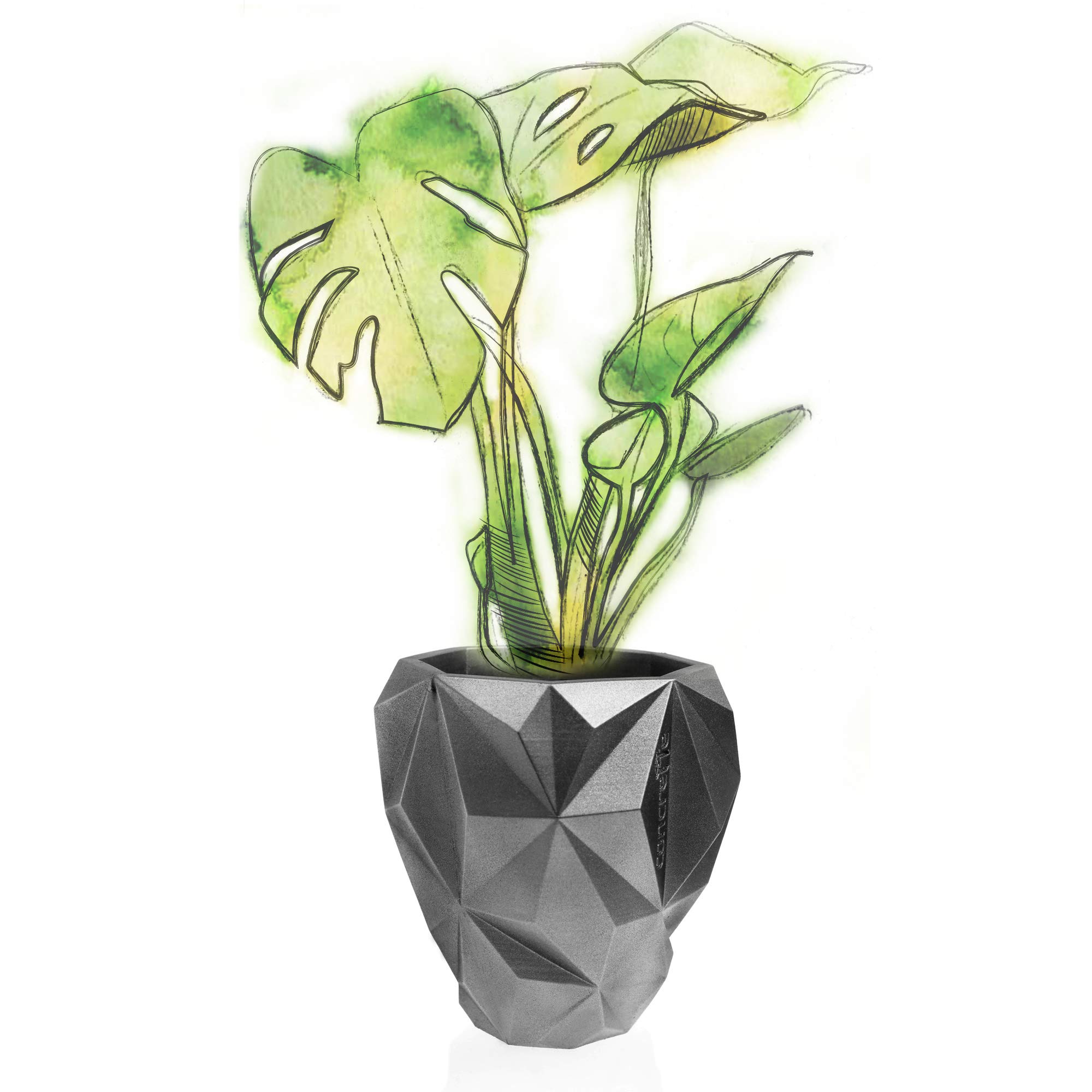 Citysens - Macetero Vertical con Autorriego, Blanco, 3 Macetas ...