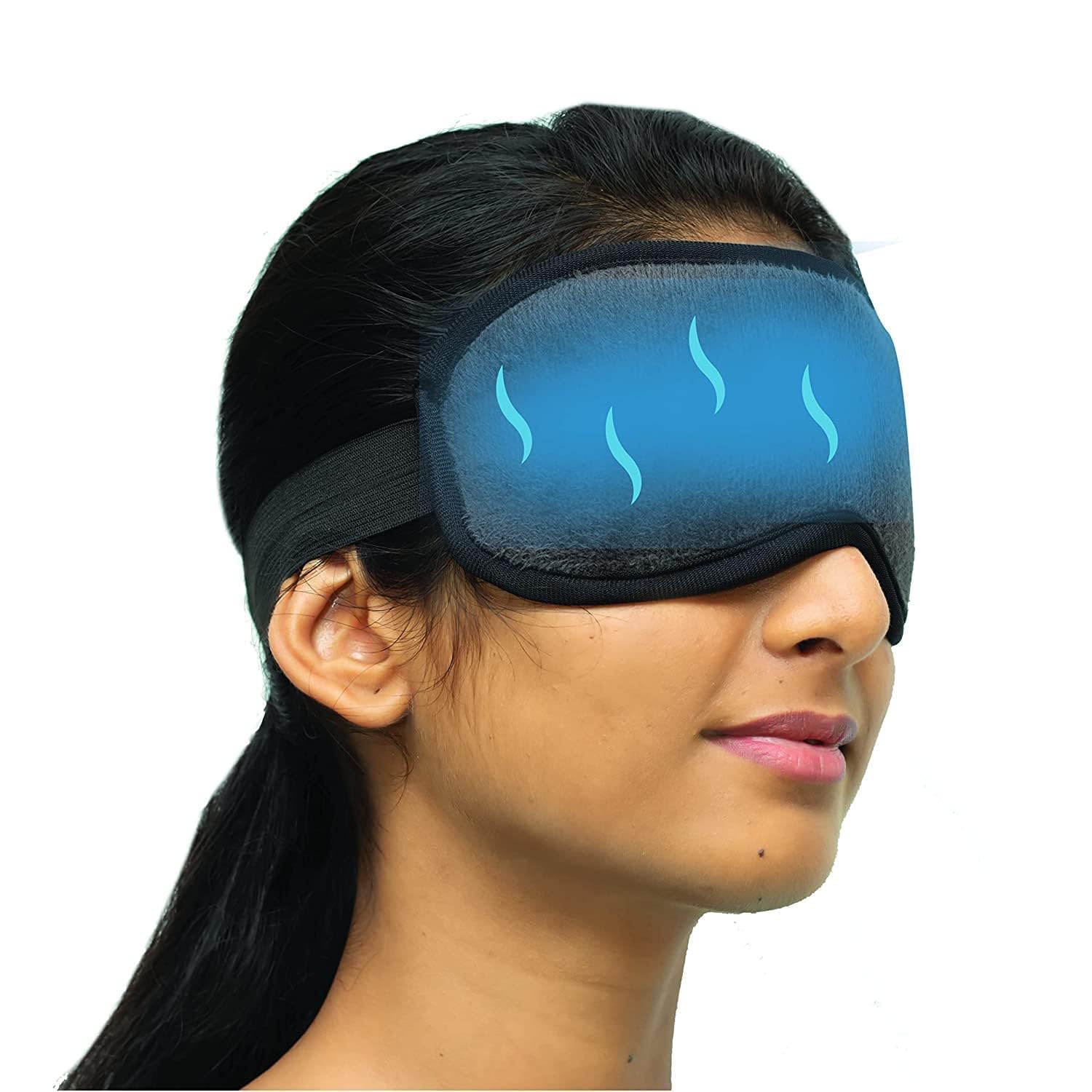 Cooling Gel Eye Mask for Puffy Eyes & Dark Circles | Reusable Hot & Cold Therapy Eye Mask with Adjustable Strap | Pain Relief for Headache, Migraine & Eye Strain | For Men & Women | Pack of 1 — Amazon image 3