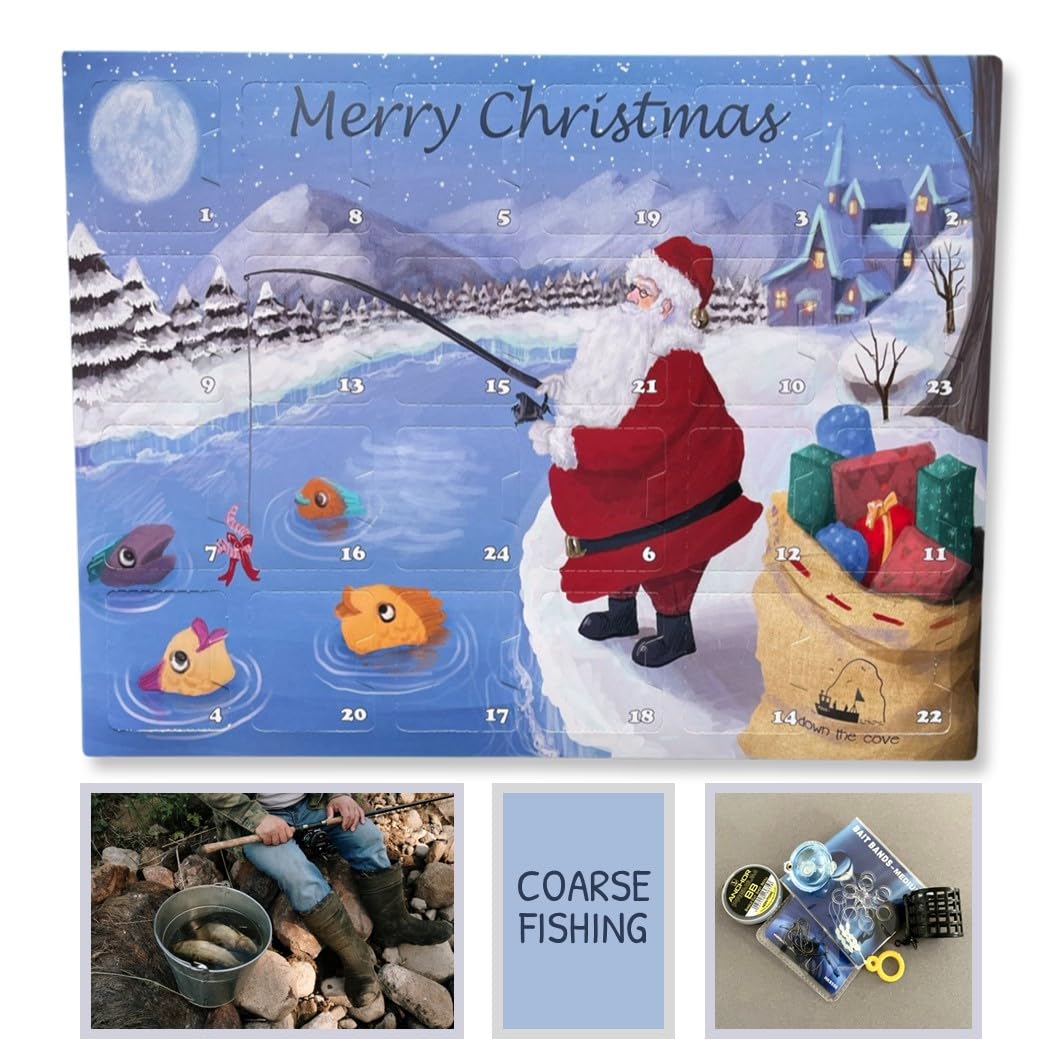 Coarse Fishing Advent Calendar 2025 24 Quality Carp & Coarse Tackle Items