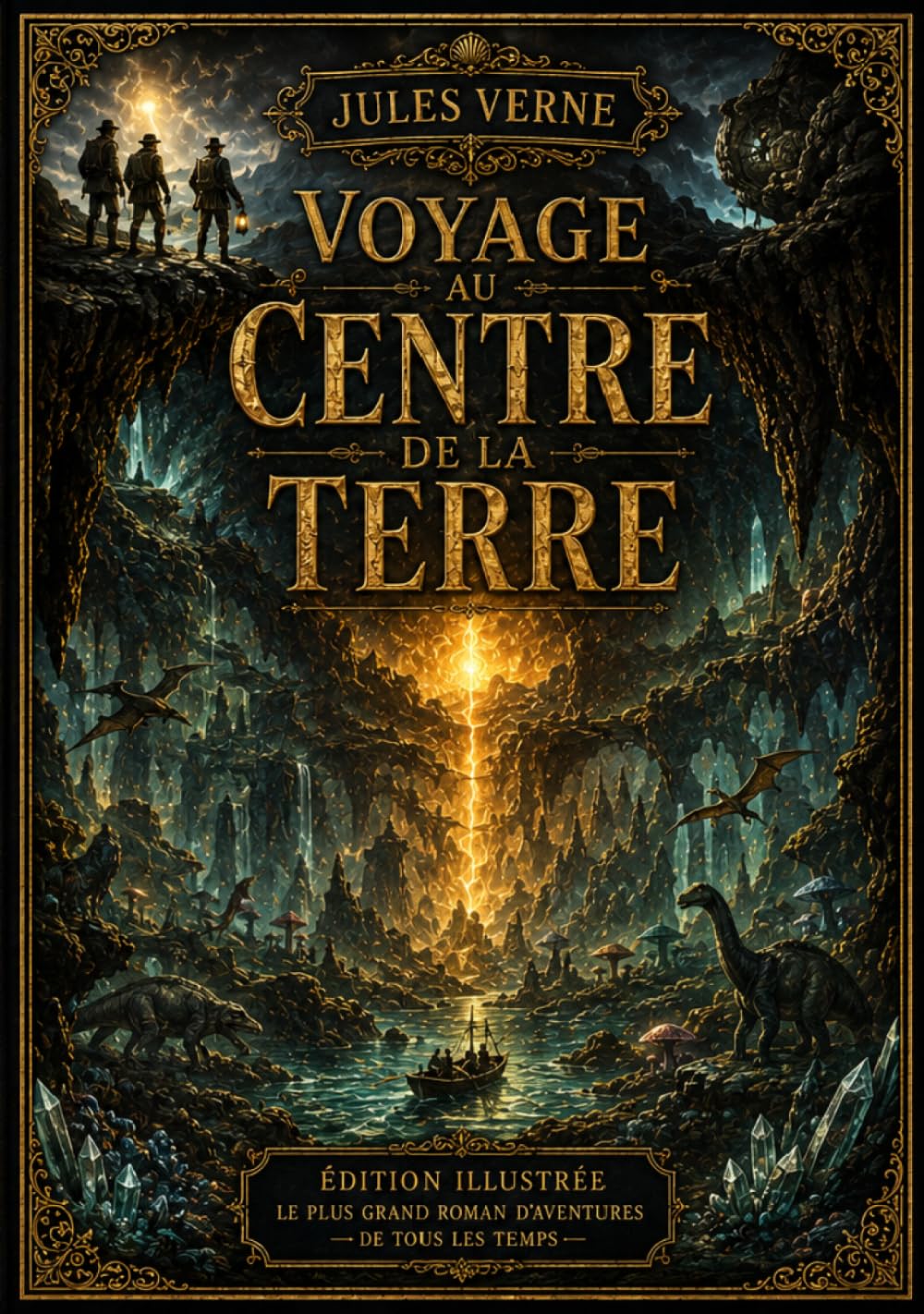 Voyage au centre de la Terre, édition collector illustrée: Édition enrichie d'un dossier spécial