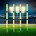 Soccer Agility Poles, Speed Sport Training Equipment for Soccer Basketball Football，Speed Jump Poles Training Equipment for Athletes/Kids/Adult