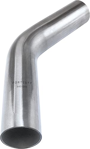 Vista 20 de Fortluft Tubo de escape universal curvo y codo, de acero inoxidable, recto, 2.00 pulgadas/50.8 mm