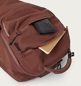 Troubadour Elemental Laptop Backpack 25L | Travel, Work & Business Backpack | Fits 17” Laptop | Lightweight Waterproof 210D Ripstop Nylon | Ergonomic Comfort Design | Bronze