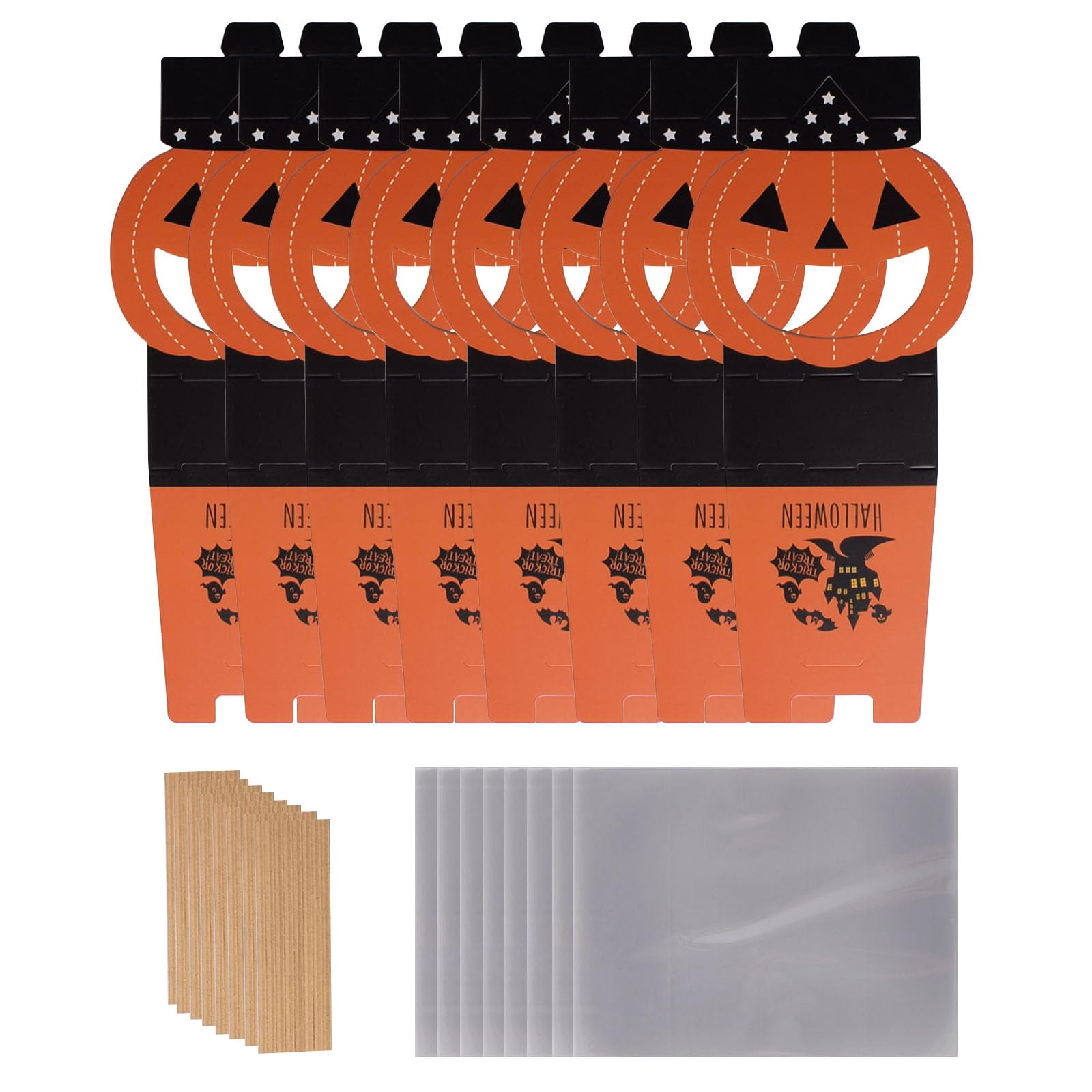 Kalttoy Halloween Celebration Candy Boxes Set Decorative Halloween Candy Boxes Set for Home Celebration and School Event Holiday Party Decoration