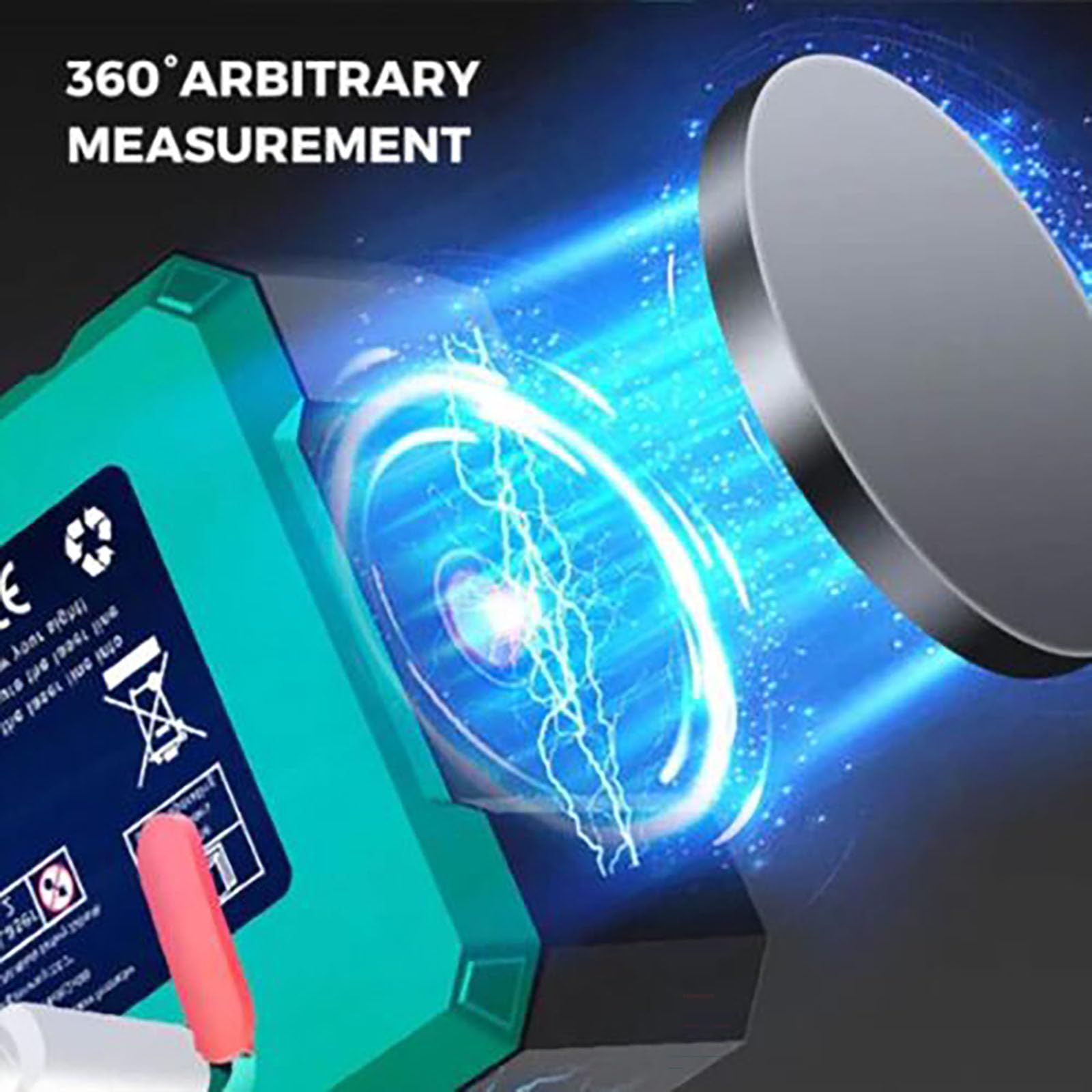 Buscador de ángulo Digital magnético con láser electrónico, Herramienta de búsqueda de ángulo aneedbaby,Nivel Digital con Pantalla LCD,Nivel de láser magnético Fuerte Recargable