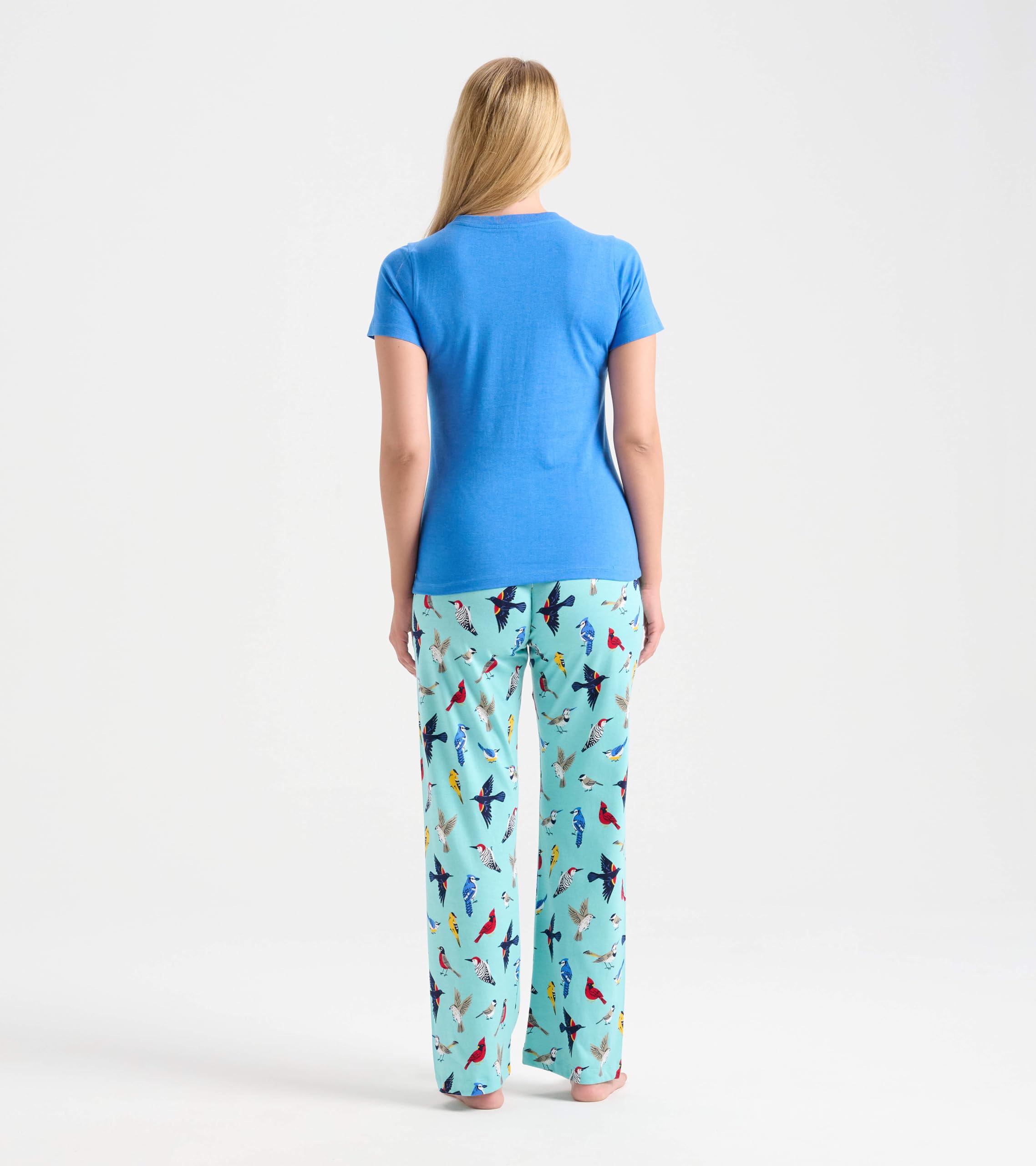 Little Blue House Women's Short Sleeve Tee Pyjama Top Haut de Pijama Femme