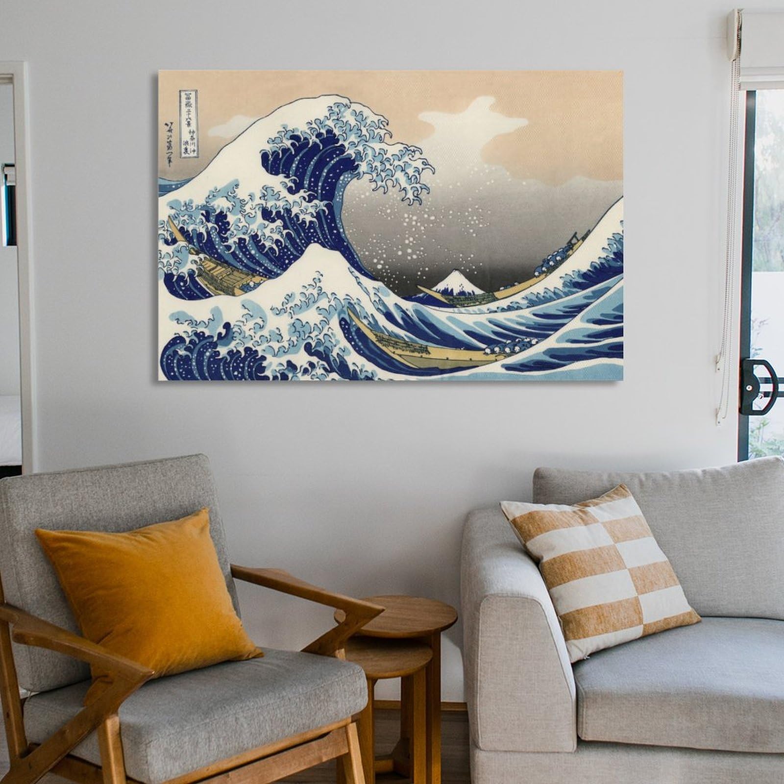 Amazon.co.jp: 葛飾北斎 富嶽三十六景 神奈川沖浪裏 世界の偉大な画家